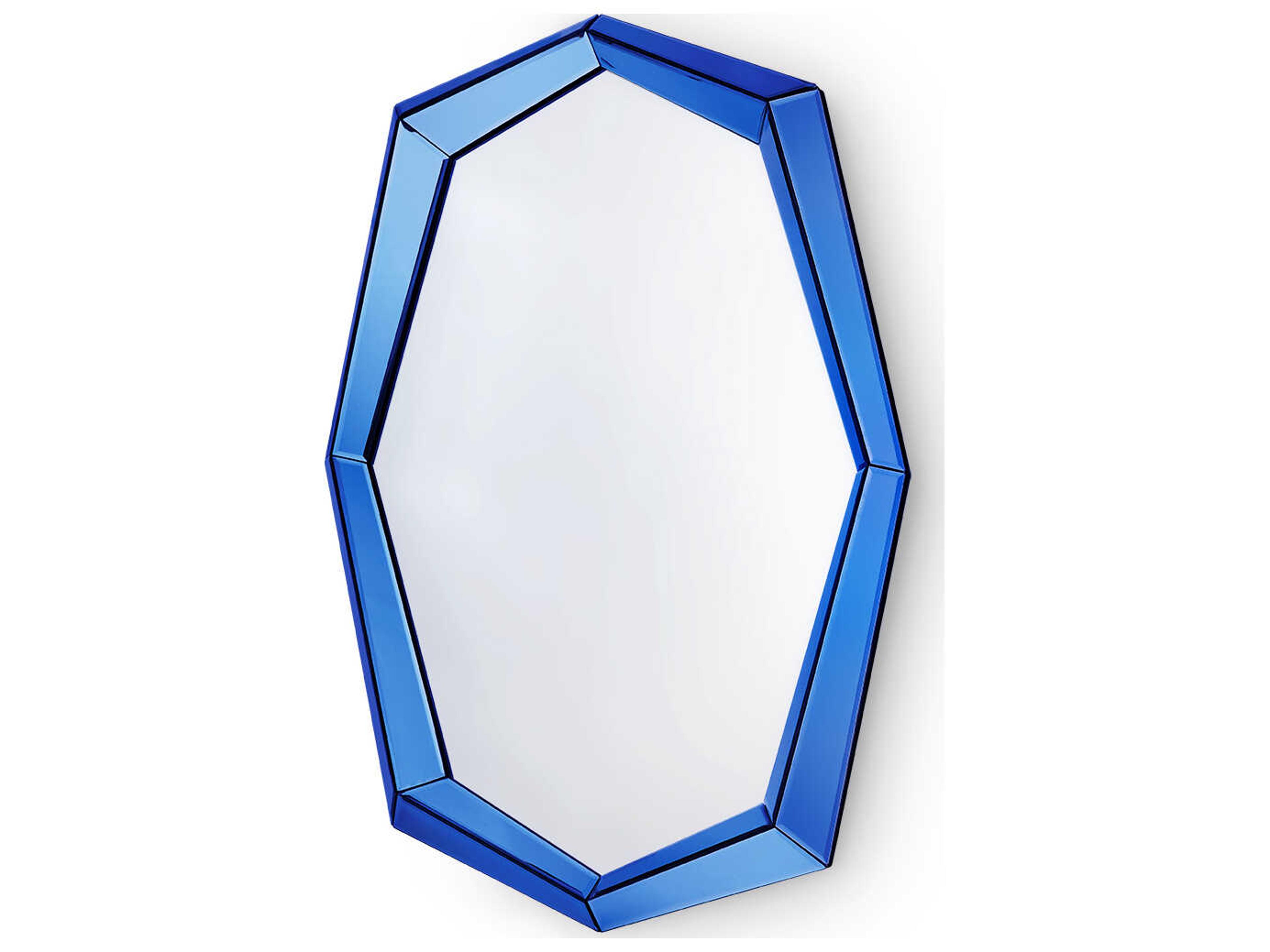 Villa & House Avery Sapphire Blue Wall Mirror