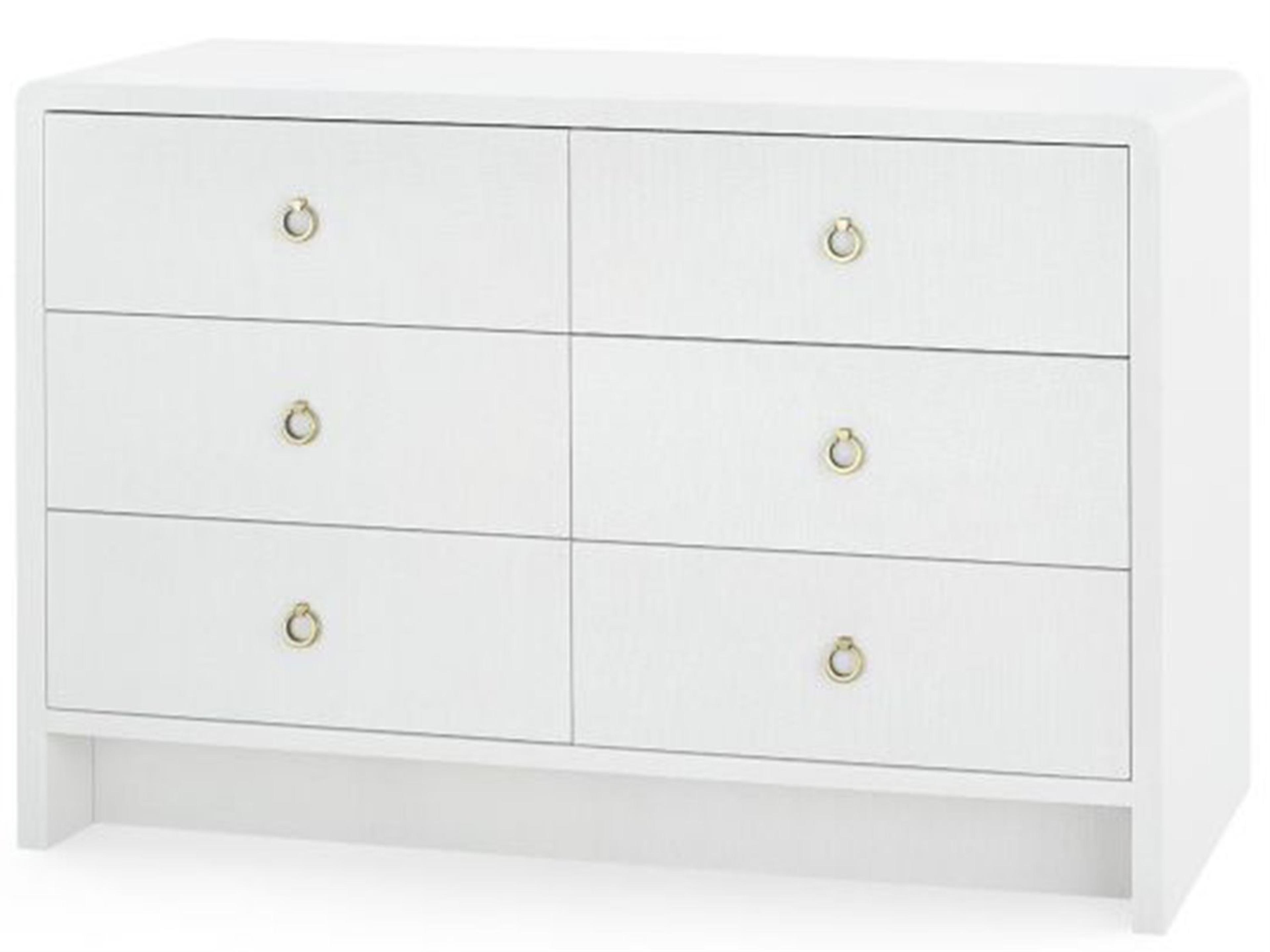 Villa & House Bryant Linen Extra Large 6-Drawers Double Dresser