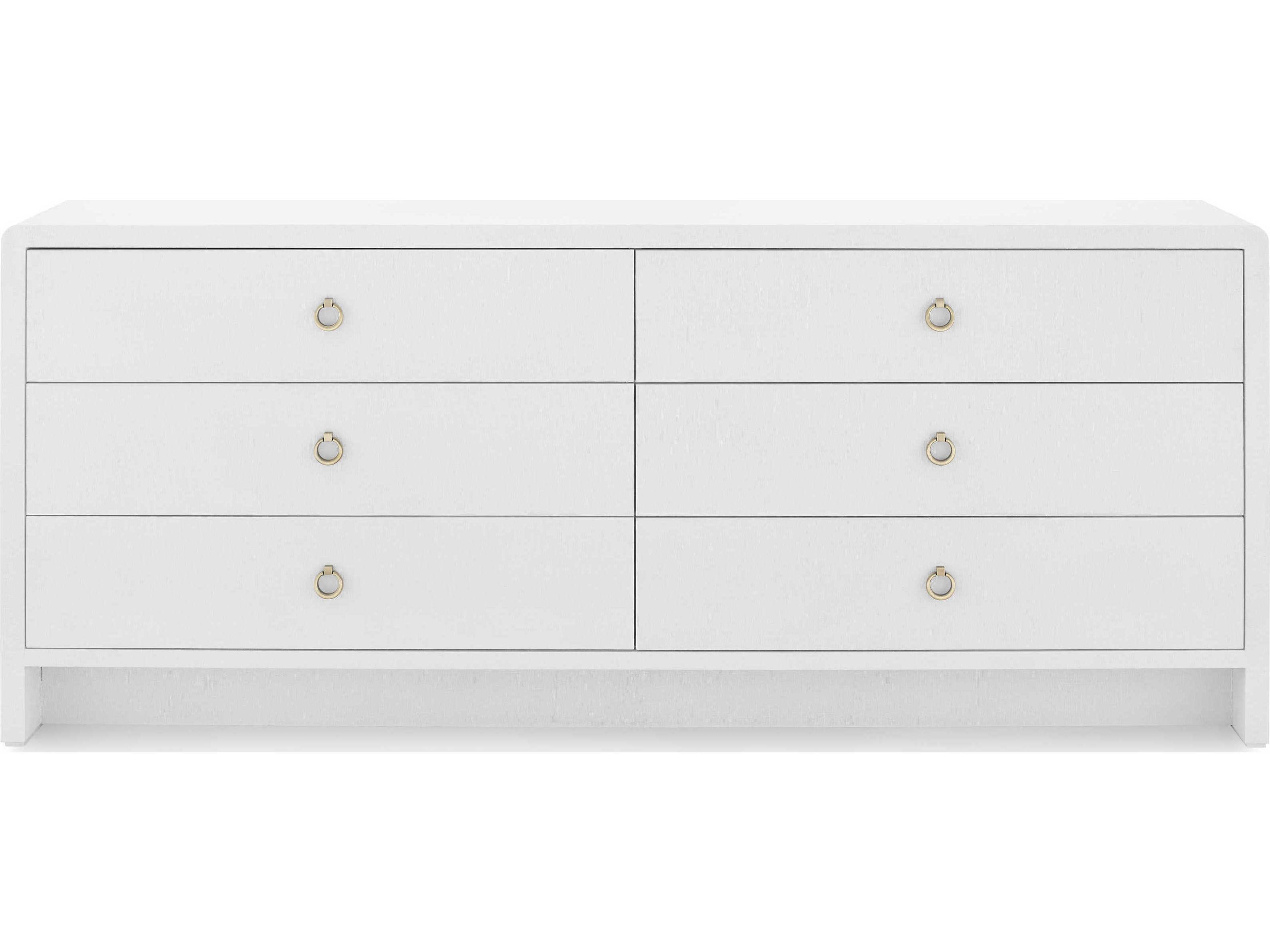 Villa & House Bryant Linen Extra Large 6-Drawers Double Dresser