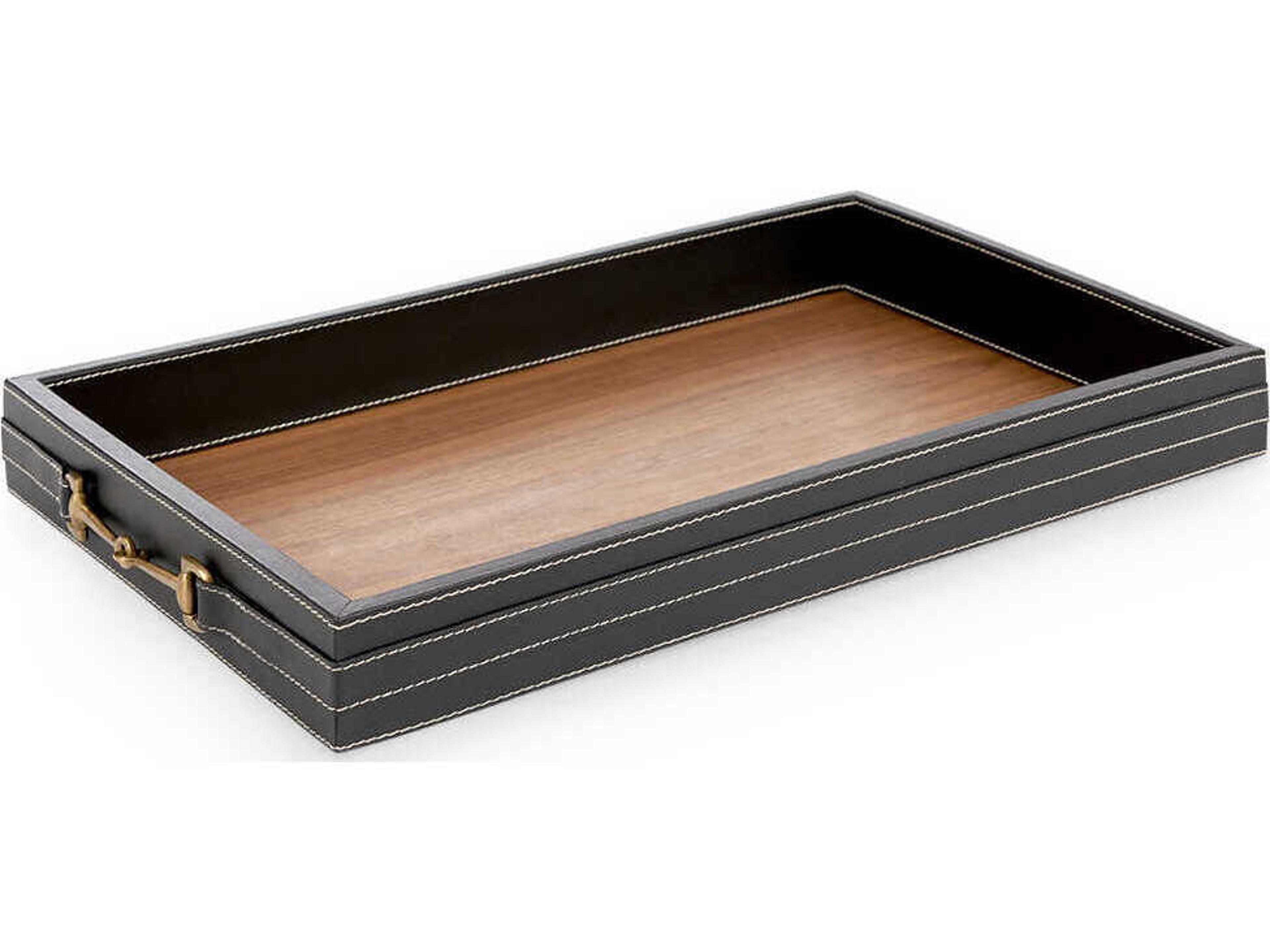 Villa & House Buckley Black Serving Tray