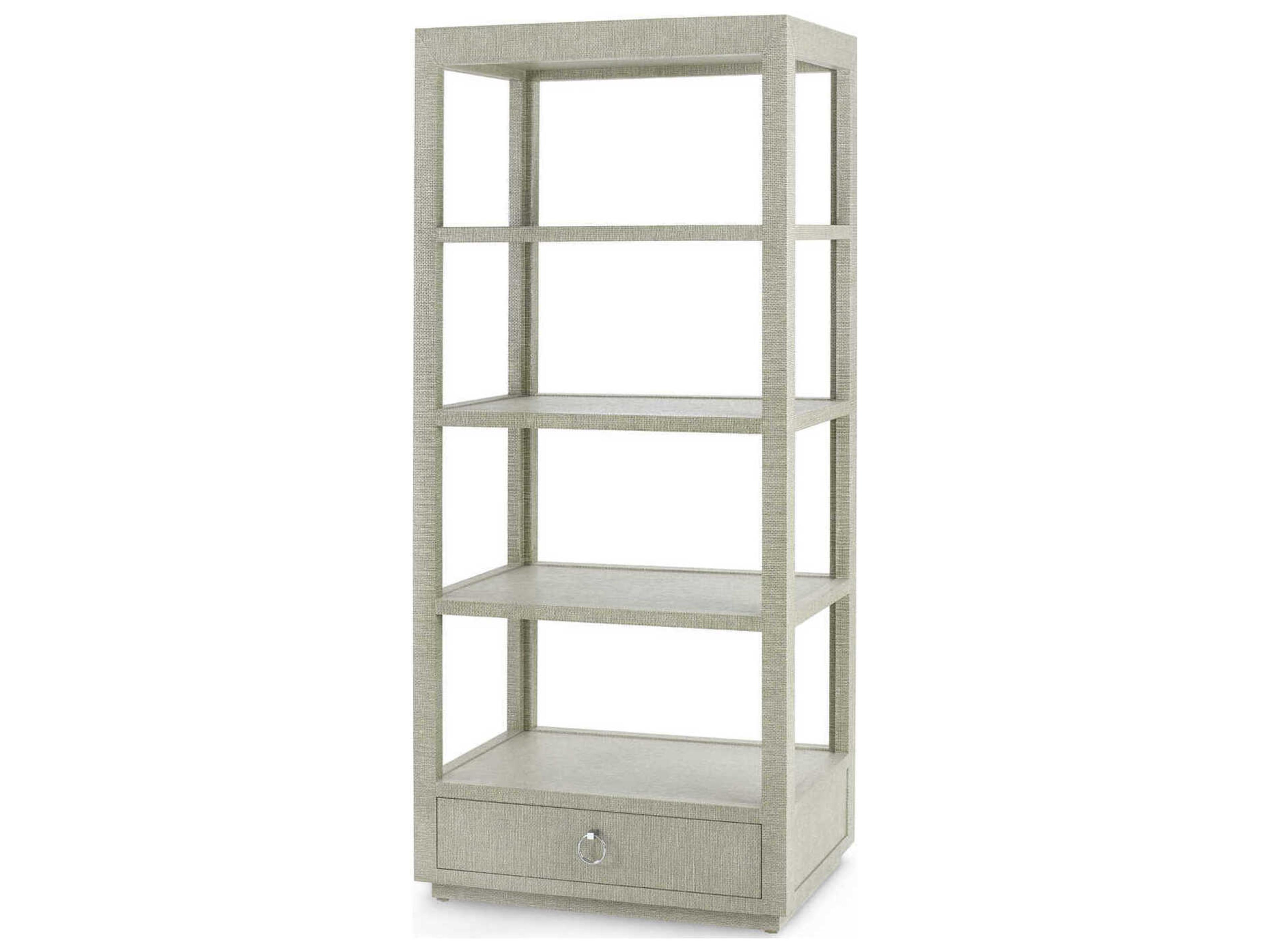 Villa & House Camilla Moss Gray Tweed Etagere