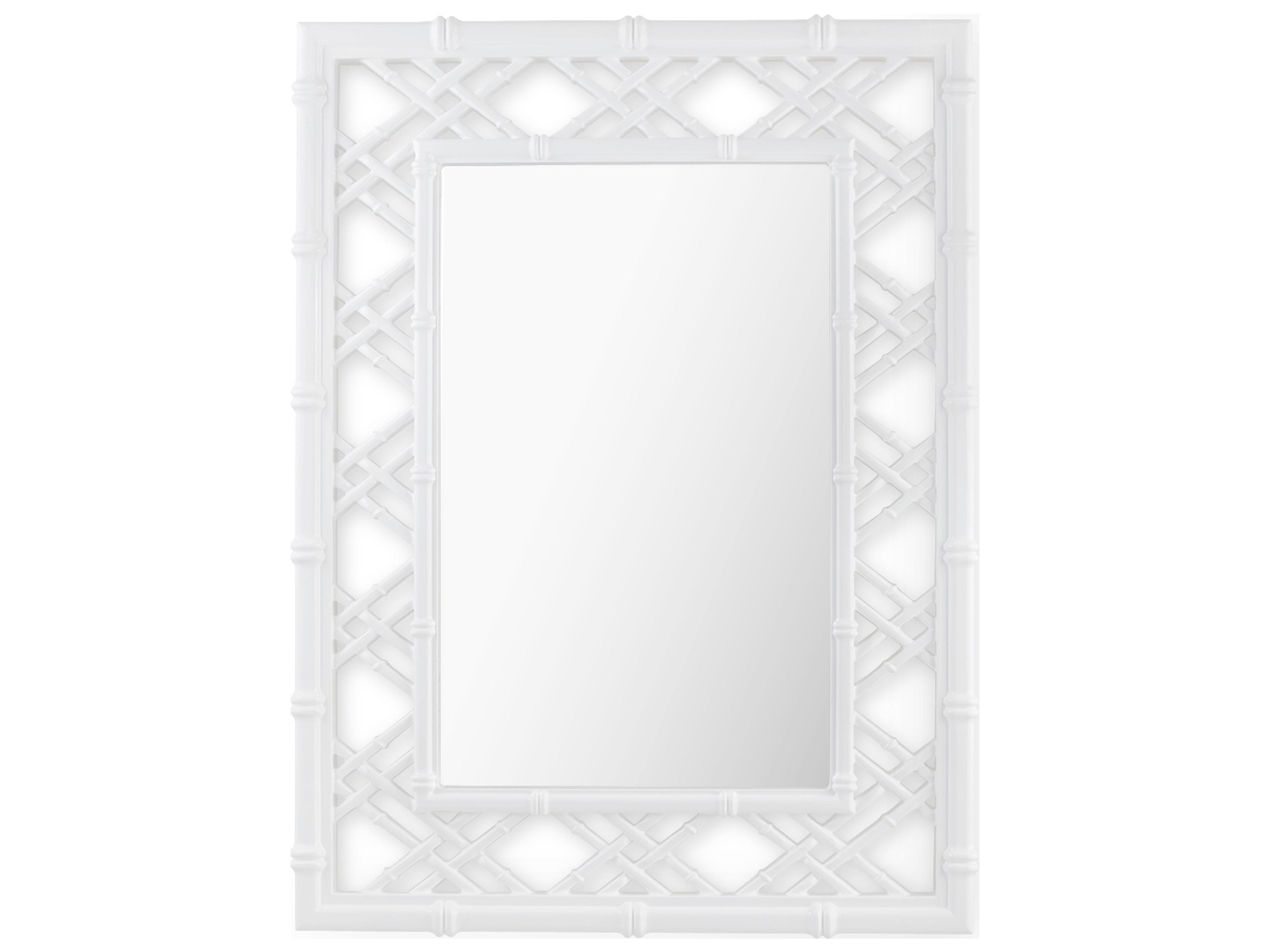 Villa & House Clara Ghost White Wall Mirror Rectangular