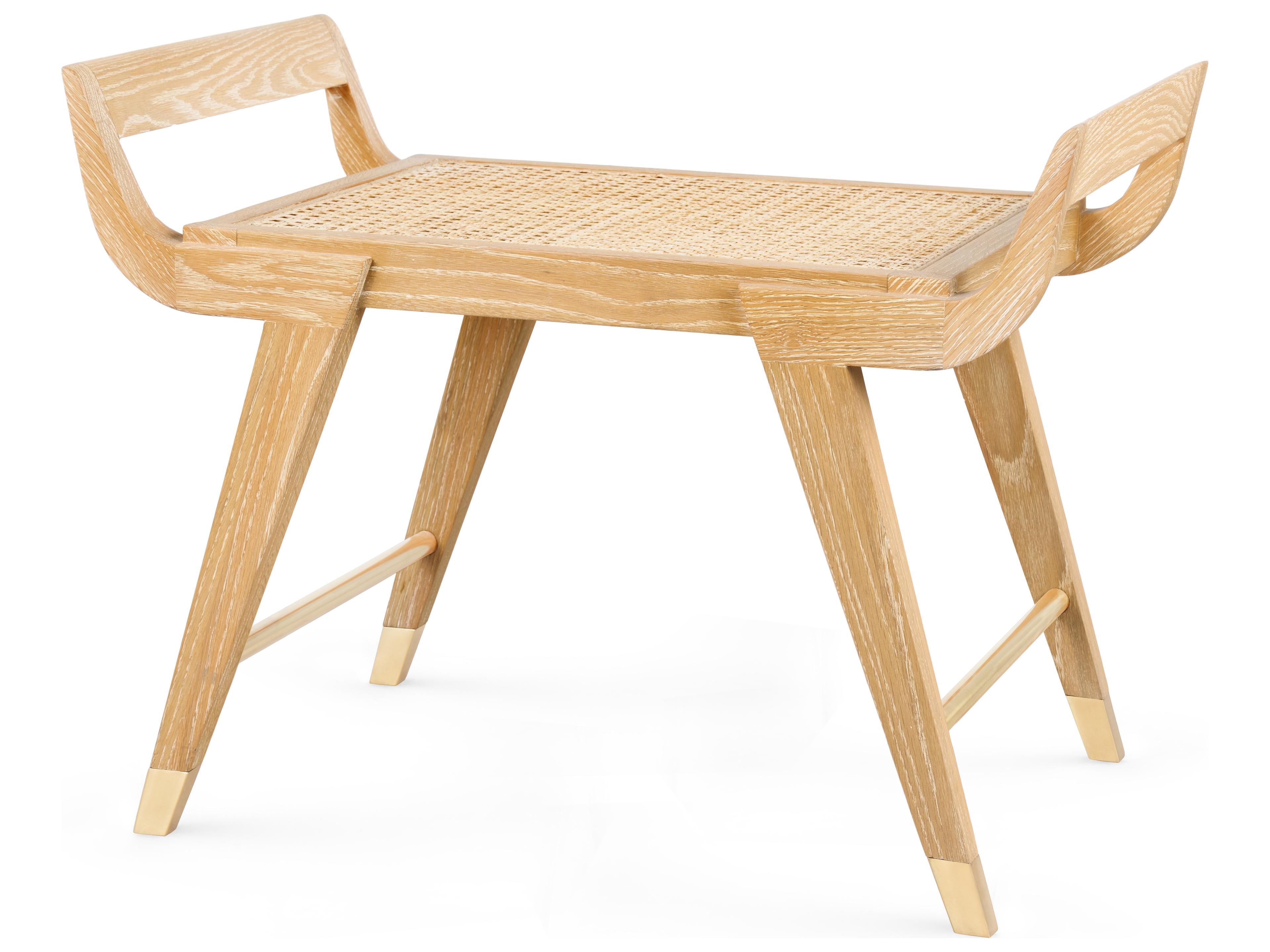 Villa & House Delon Natural Oak Accent Stool