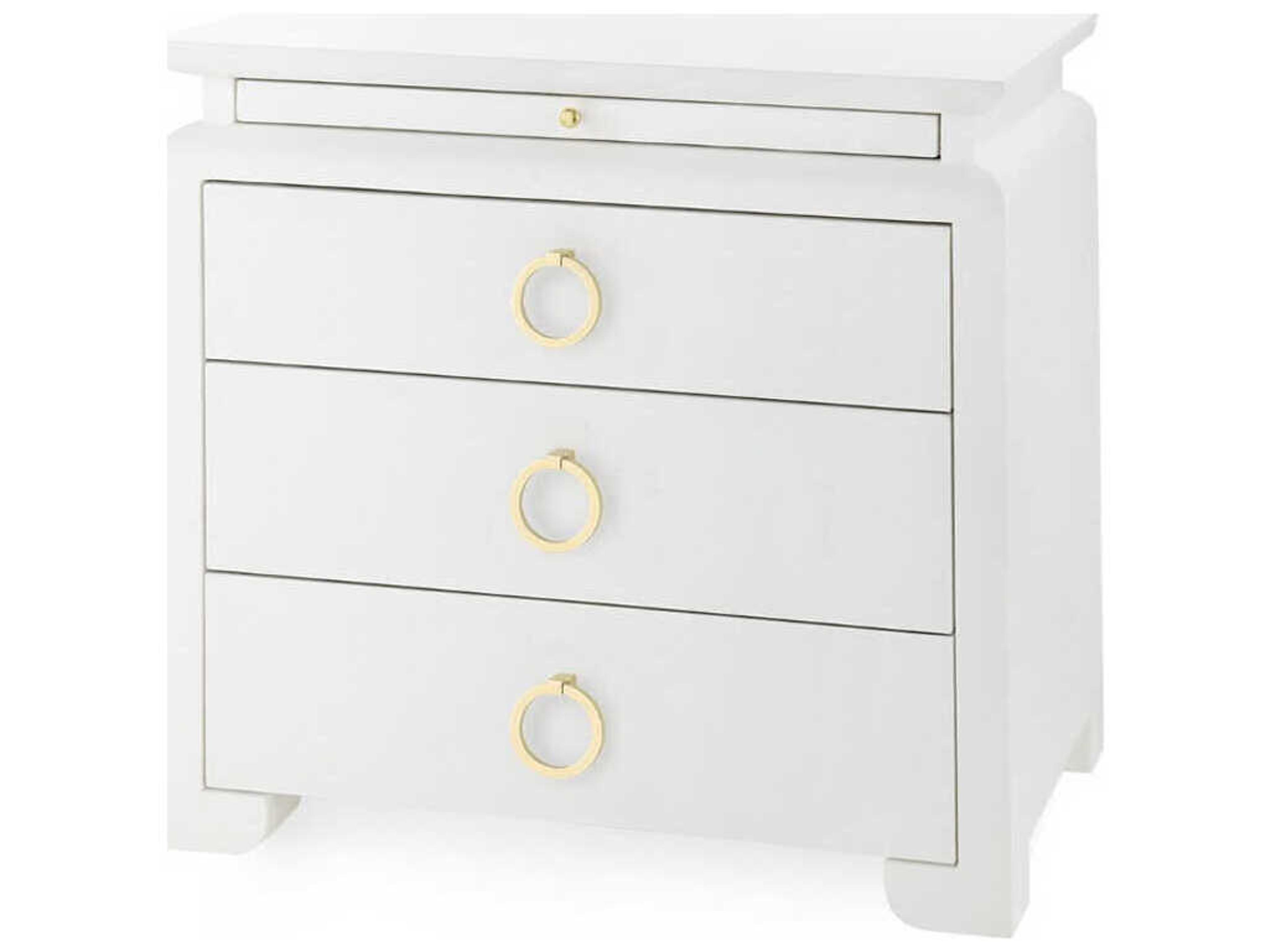 Villa & House Elina Rectangular Fabric End Table