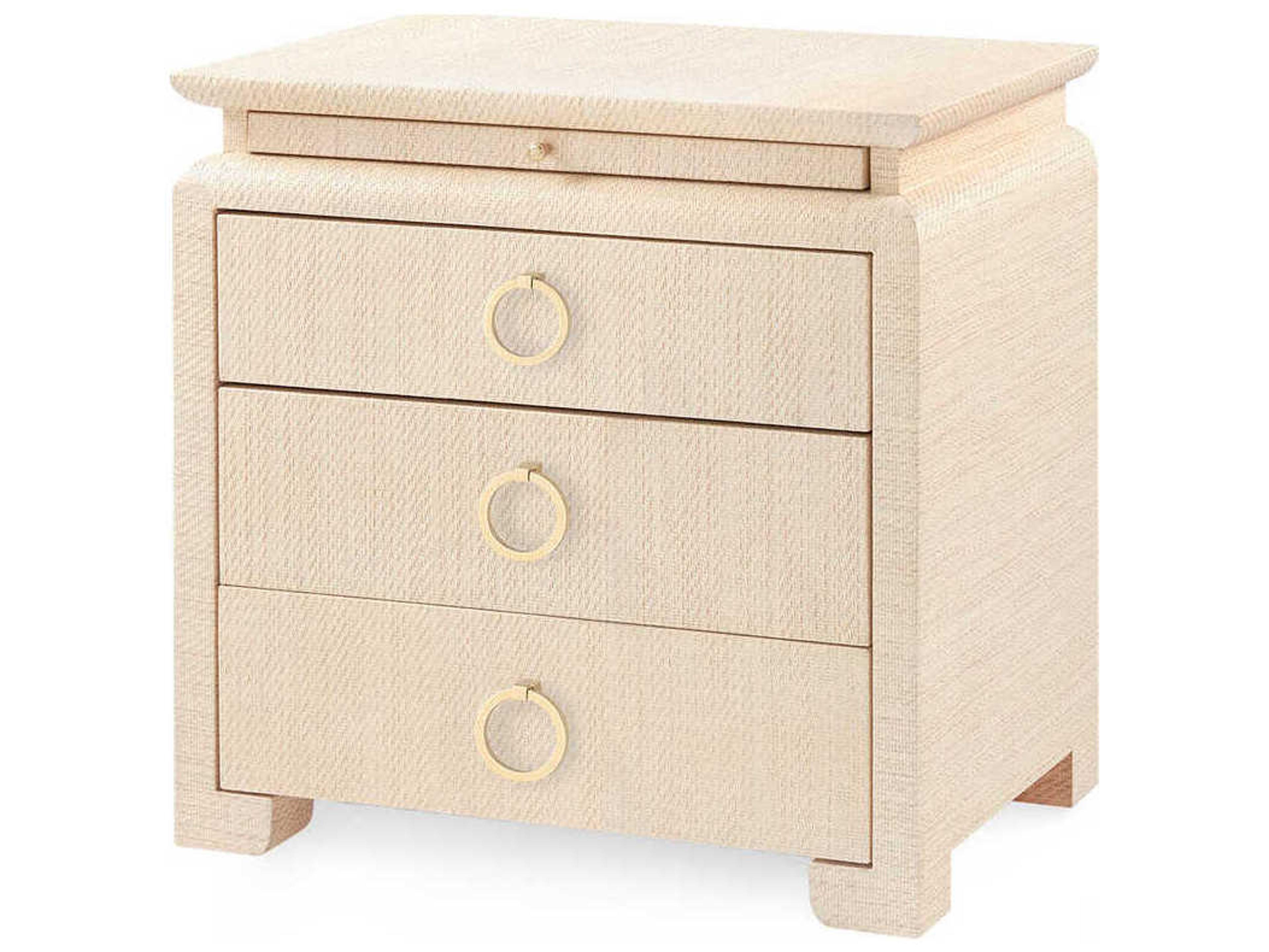 Villa & House Elina Rectangular Fabric End Table