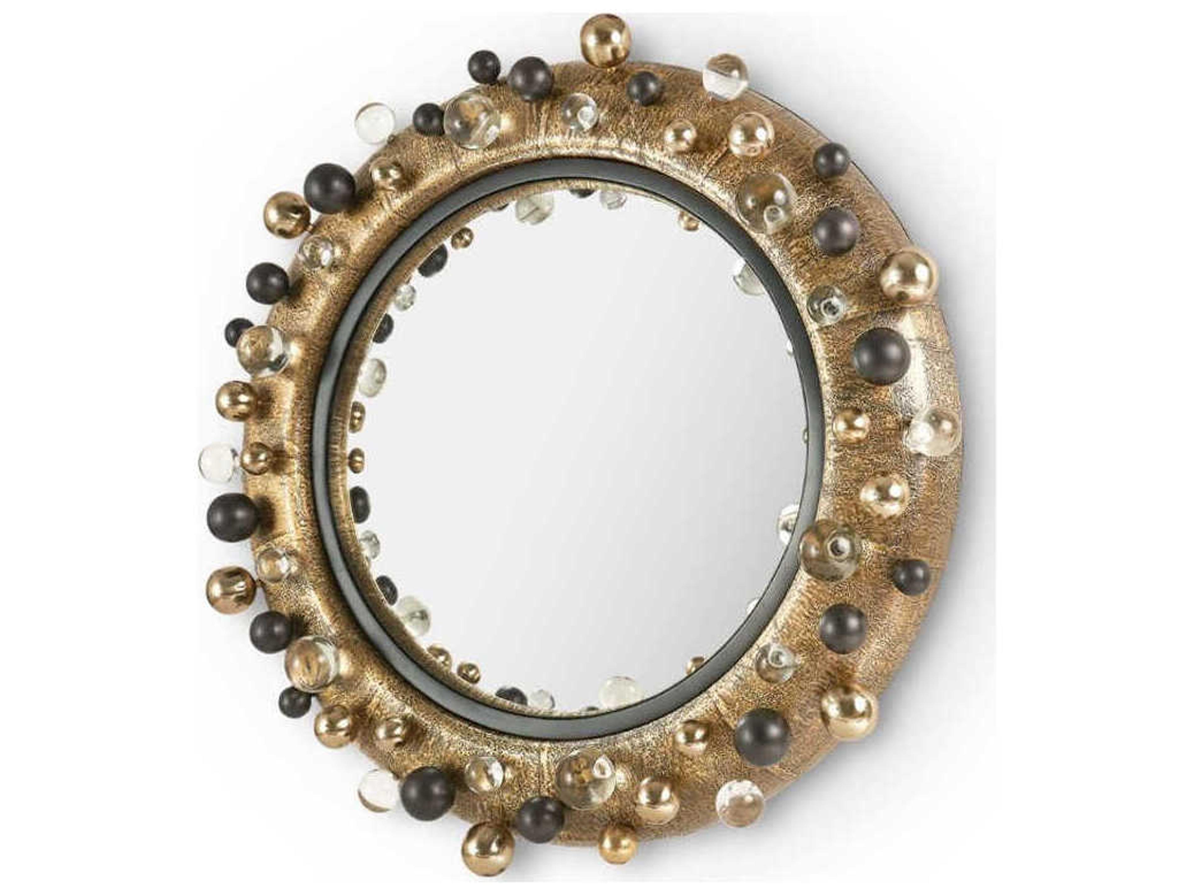 Villa & House Eris Antique Brass Wall Mirror Round