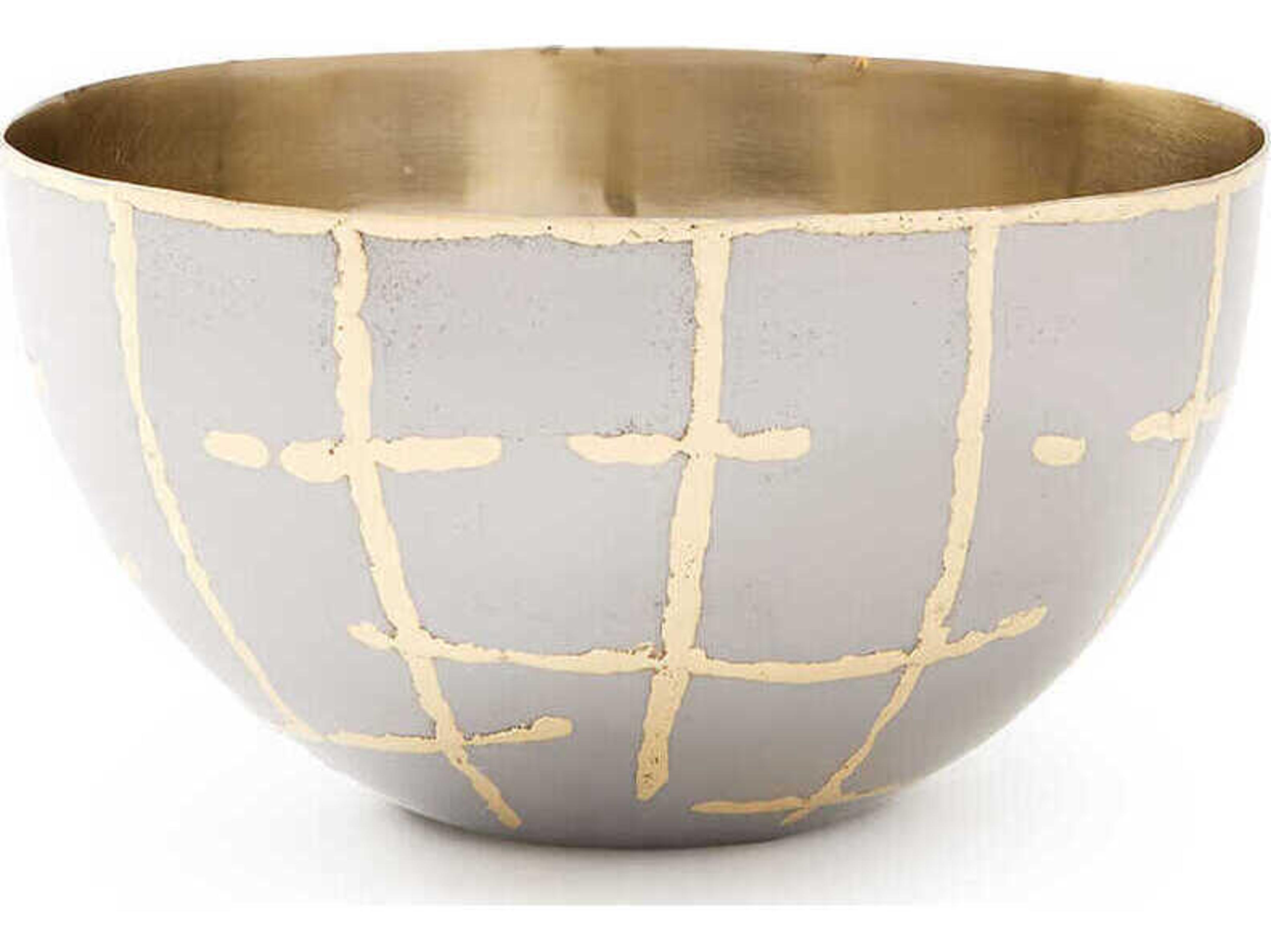 Villa & House Loom Silver / Brass 6" Bowl