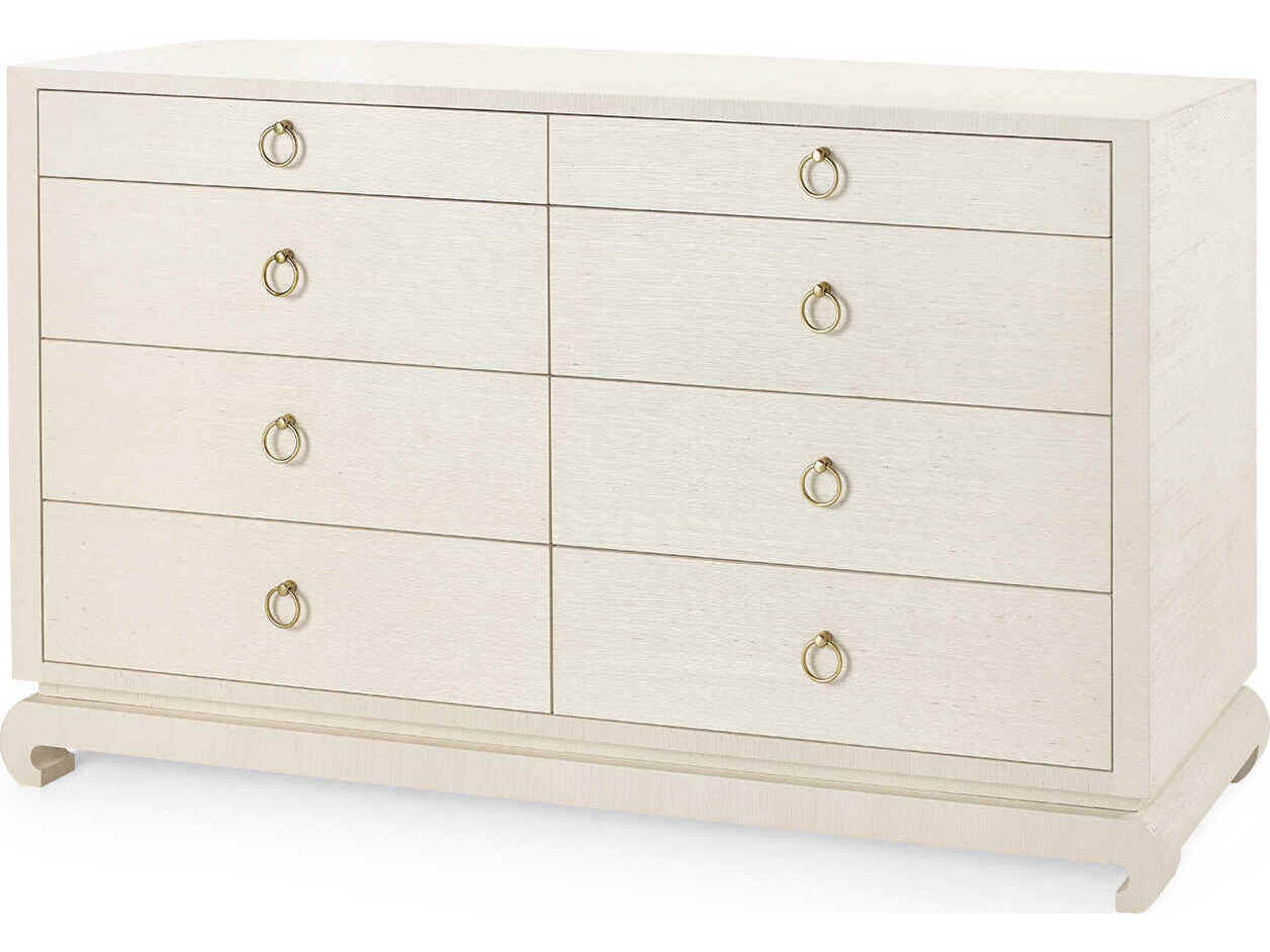 Villa & House Ming 8-Drawers Natural Double Dresser