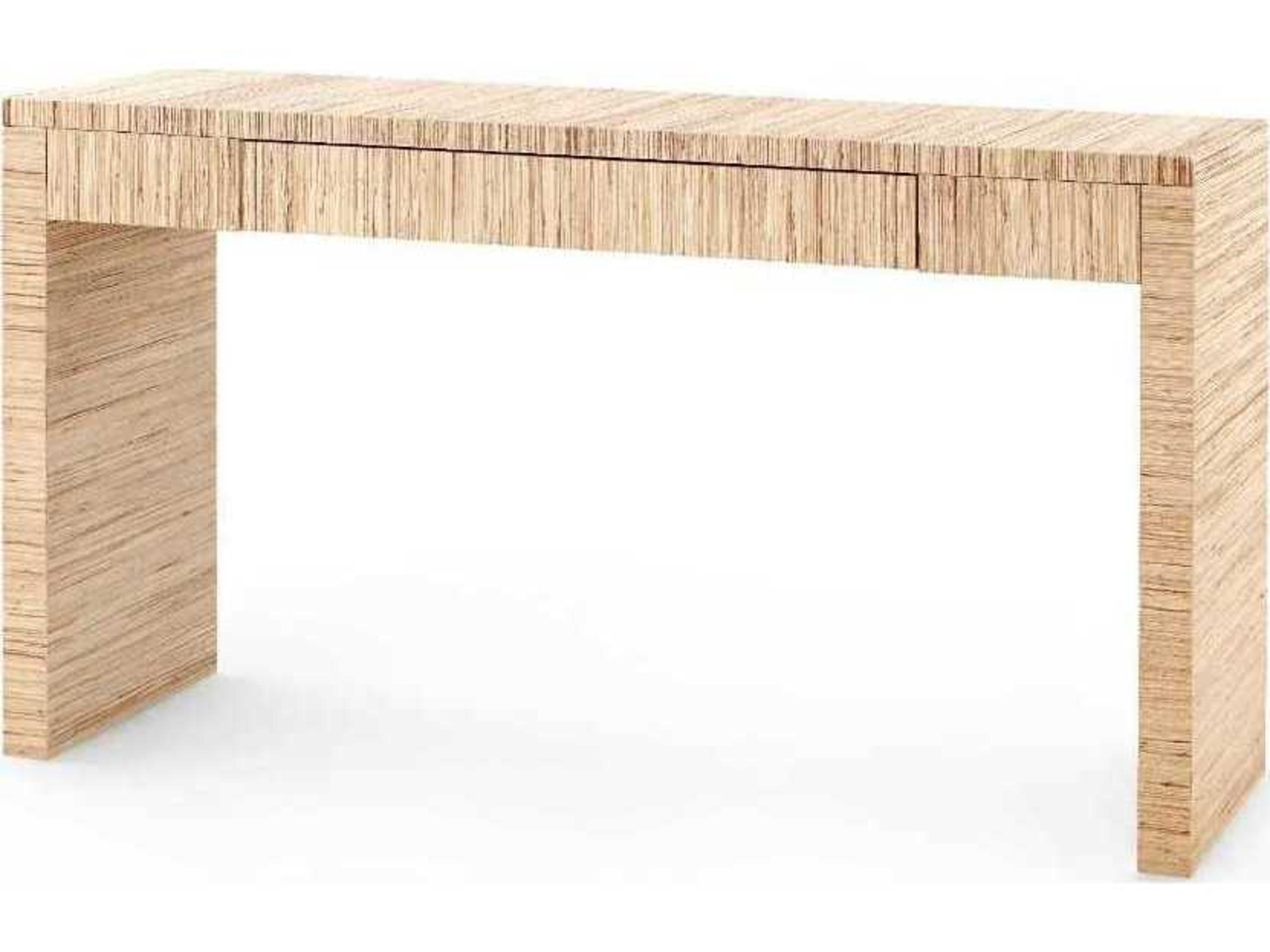 Villa & House Morgan Rectangular Wood Papyrus Console Table