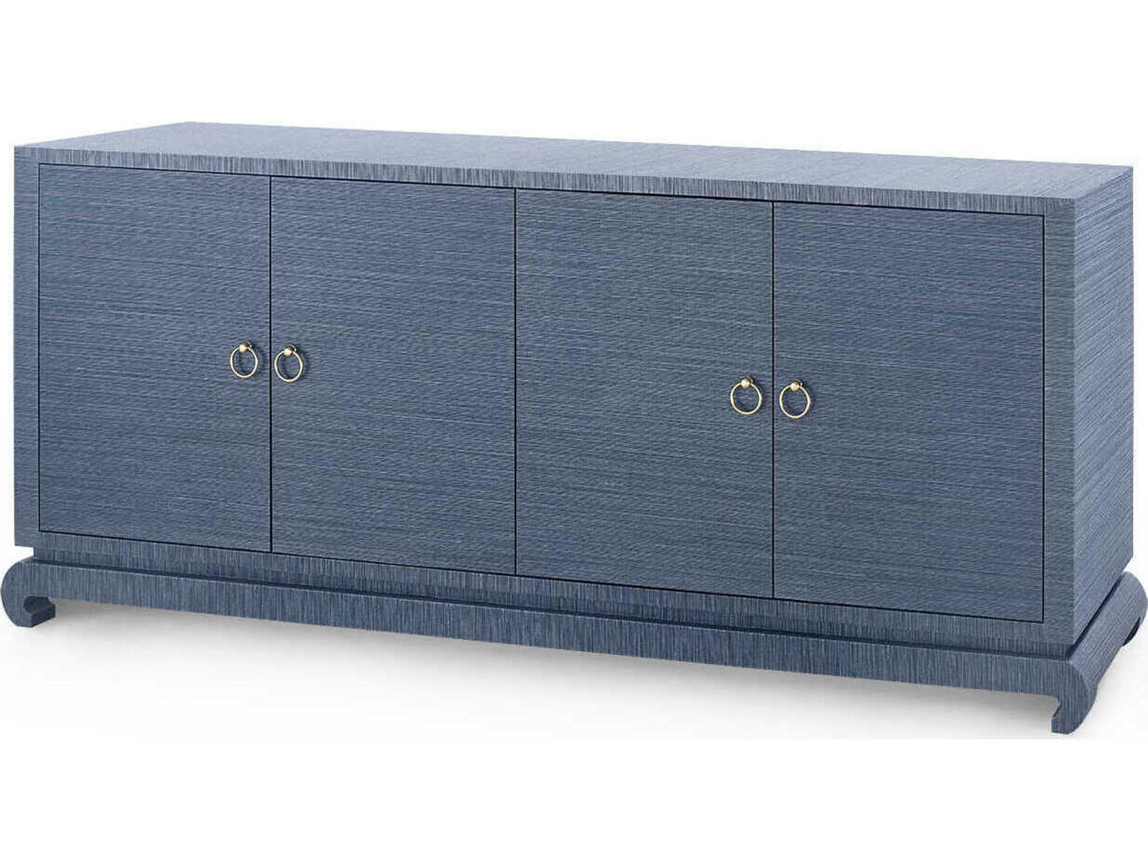 72" Navy Blue Sideboard