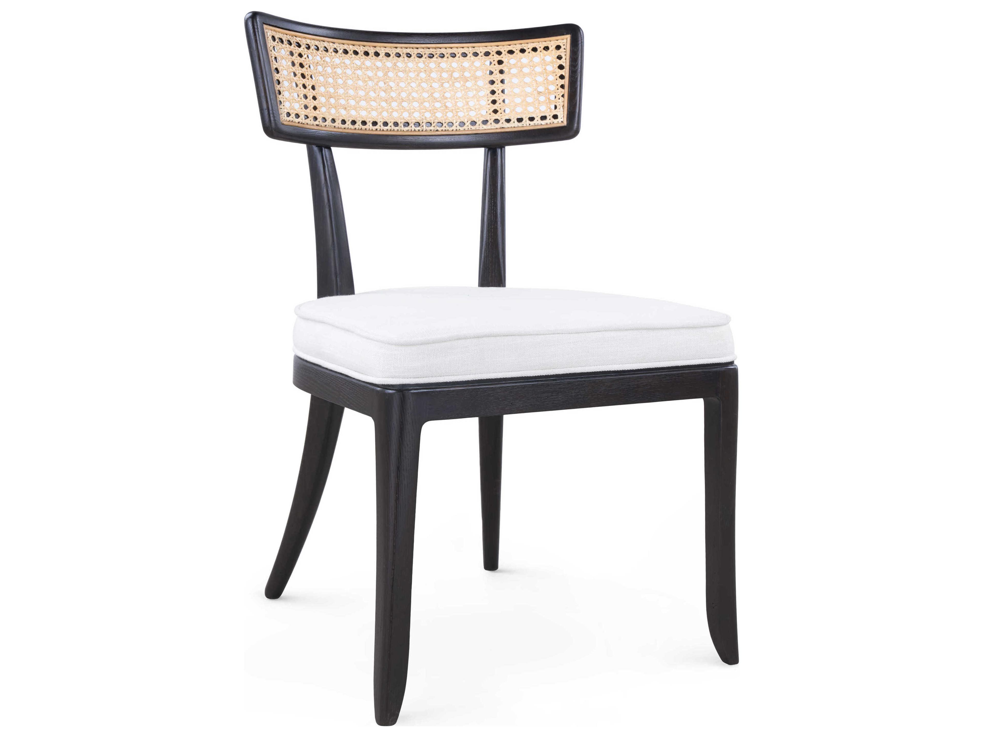 Villa & House Black Upholstered Side Dining Chair