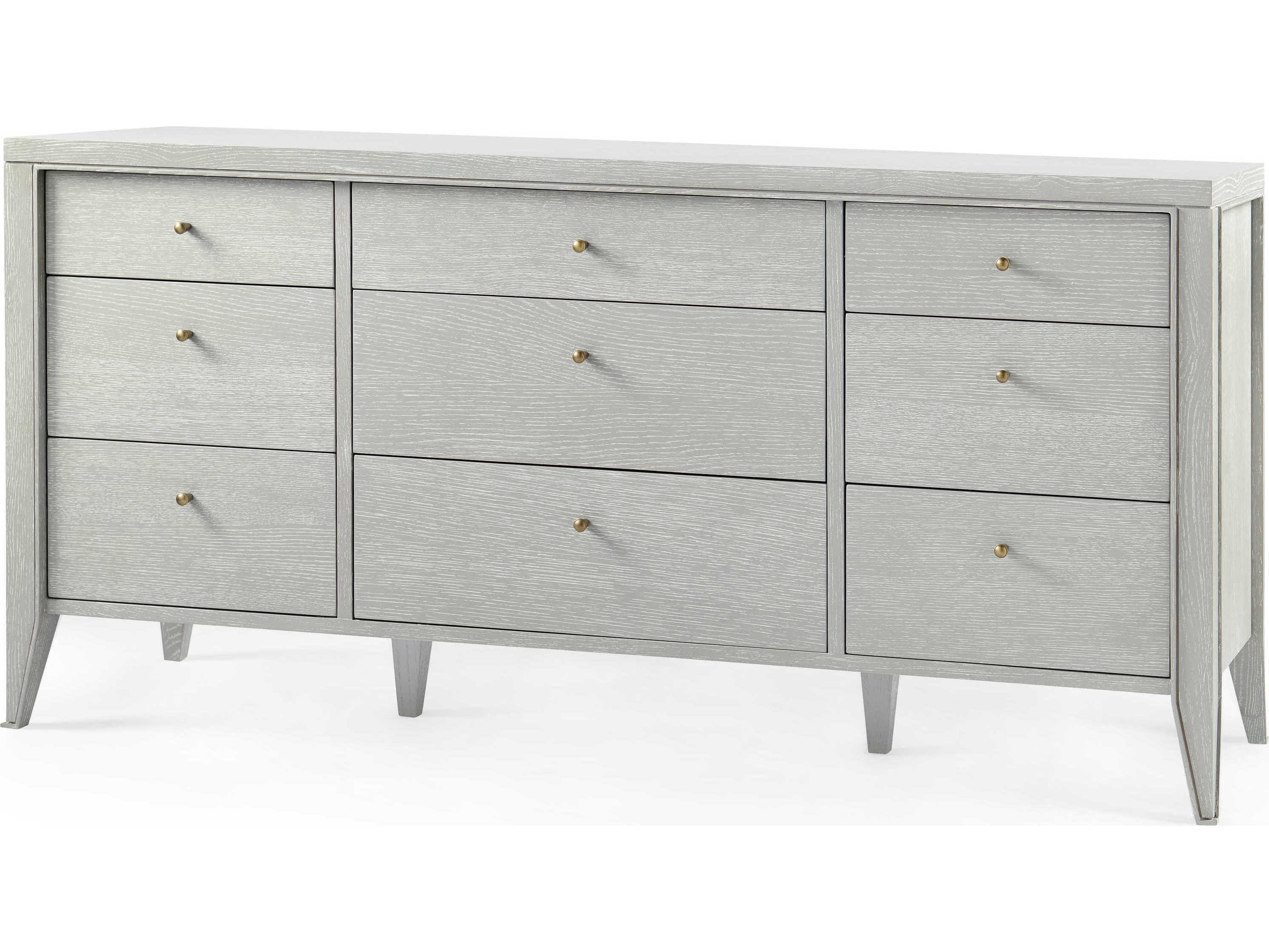 Villa & House Paola 9-Drawers Oak Wood Dresser