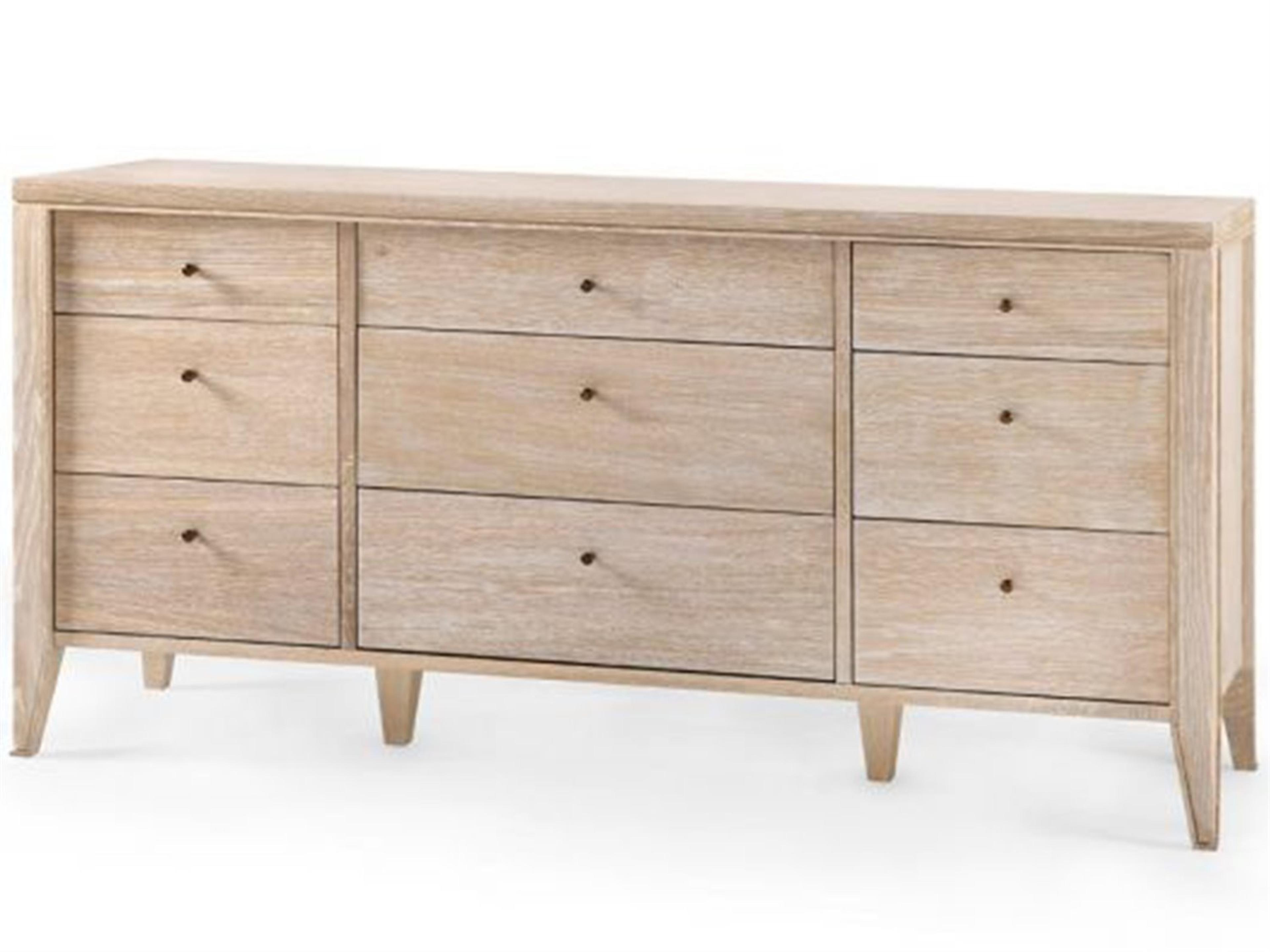 Villa & House Paola 9-Drawers Oak Wood Dresser