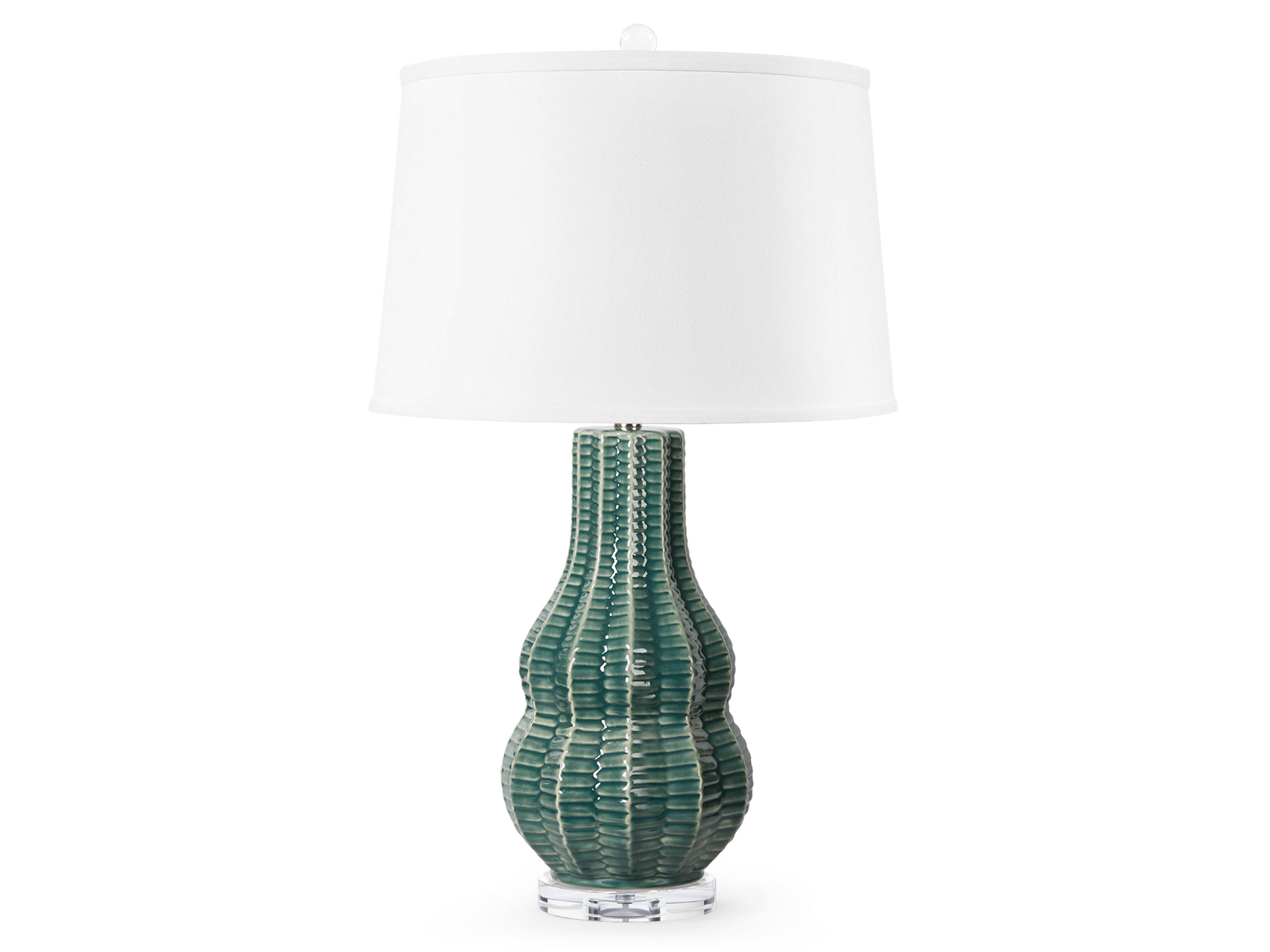 Villa & House Quinn Veridian Green Buffet Lamp