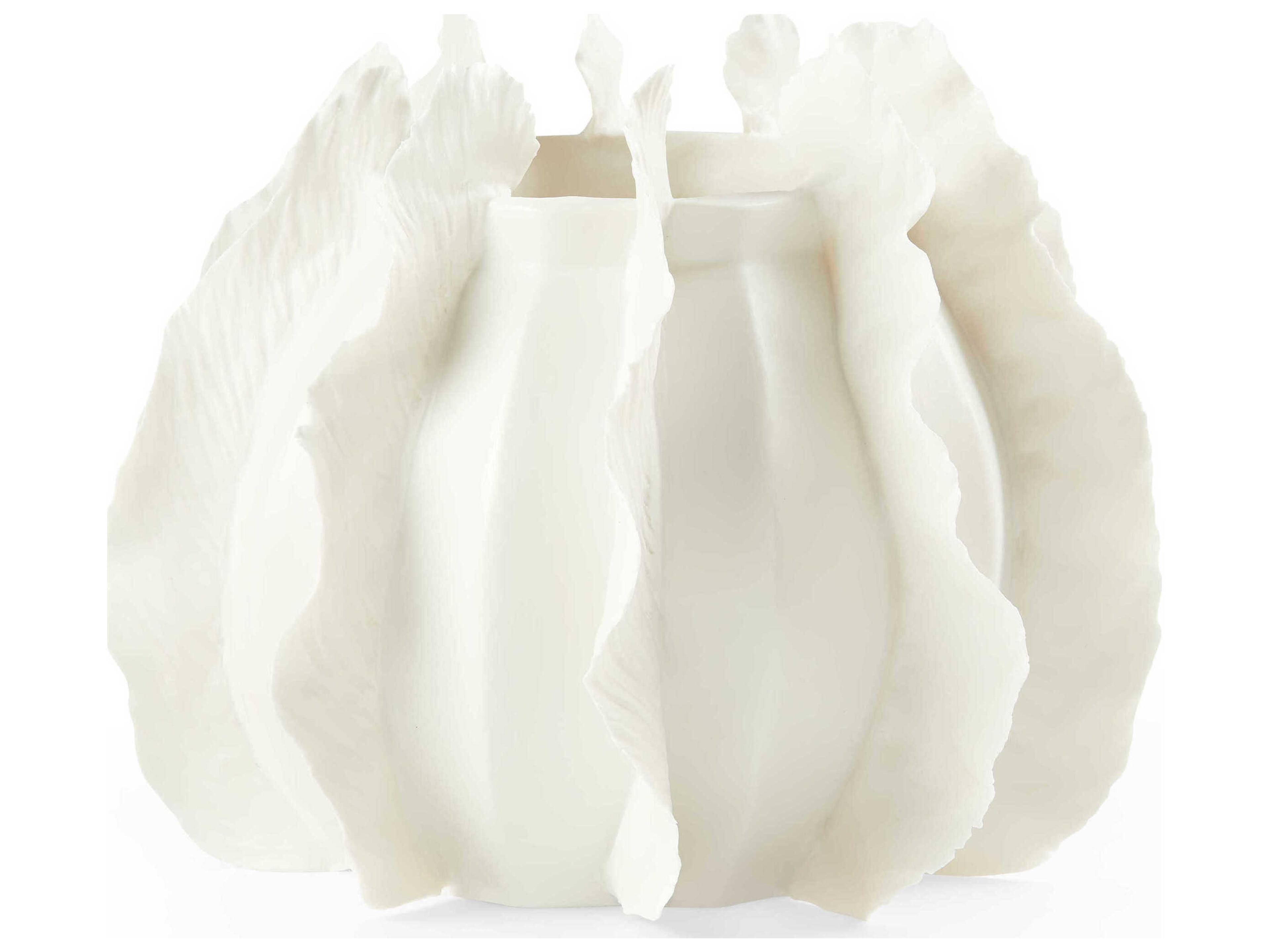 Villa & House Blanc De Chine 9" High Spring Flower Vase