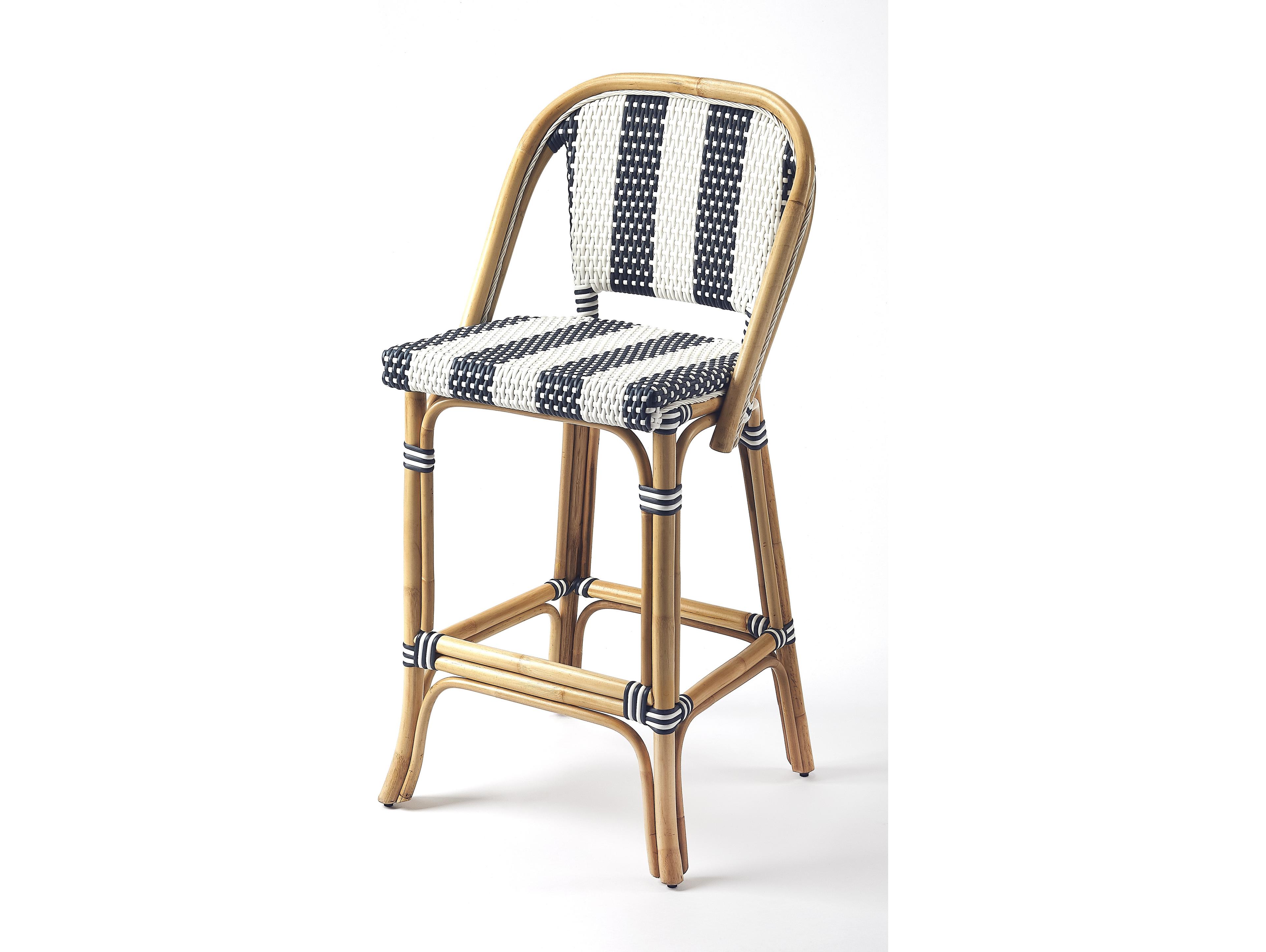 Butler Outdoor Lila Wicker Bar Stool