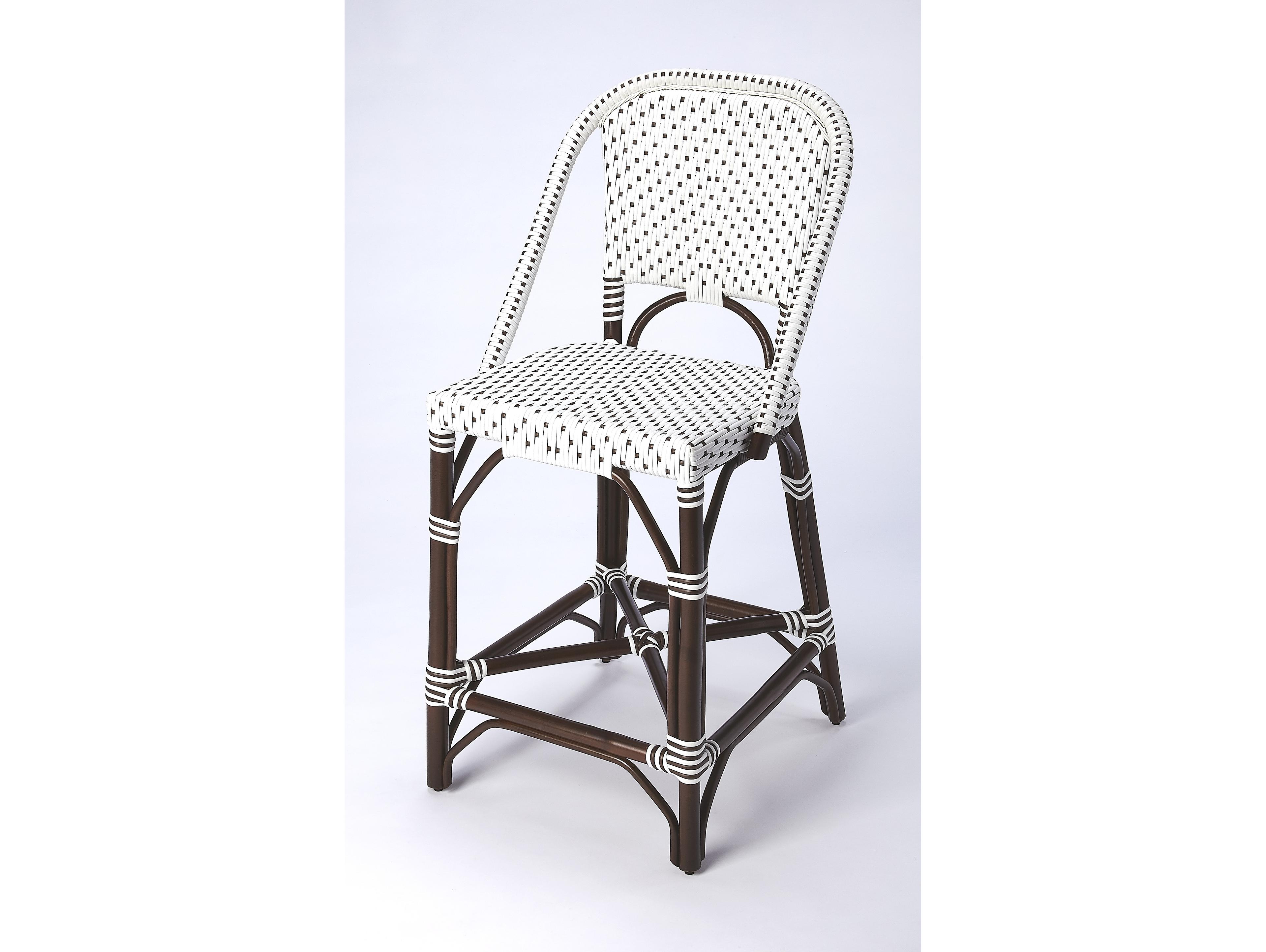 Butler Outdoor Solstice Polypropylene Wicker Counter Stool