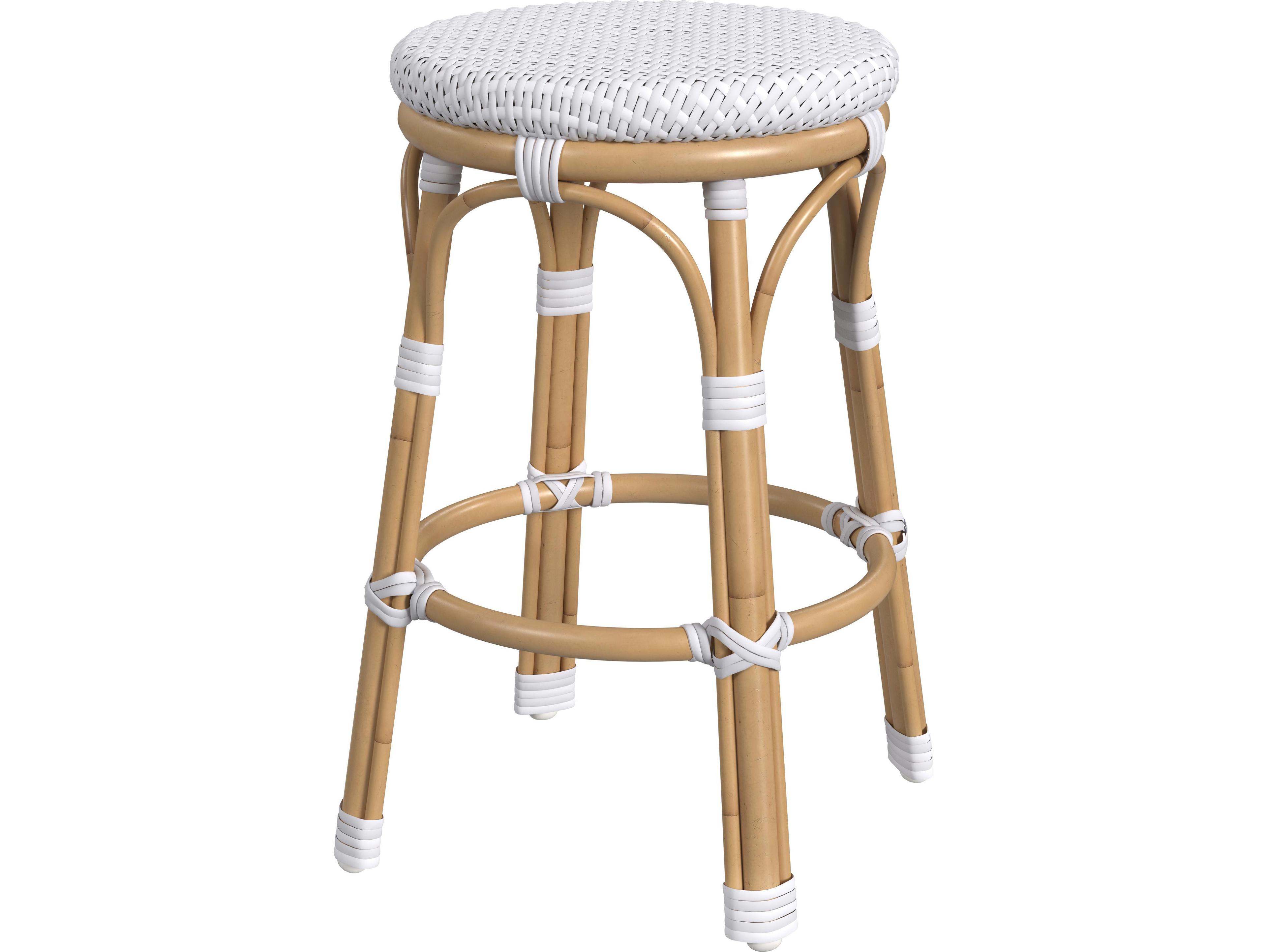 Butler Outdoor Tobias Aluminum Wicker Counter Stool