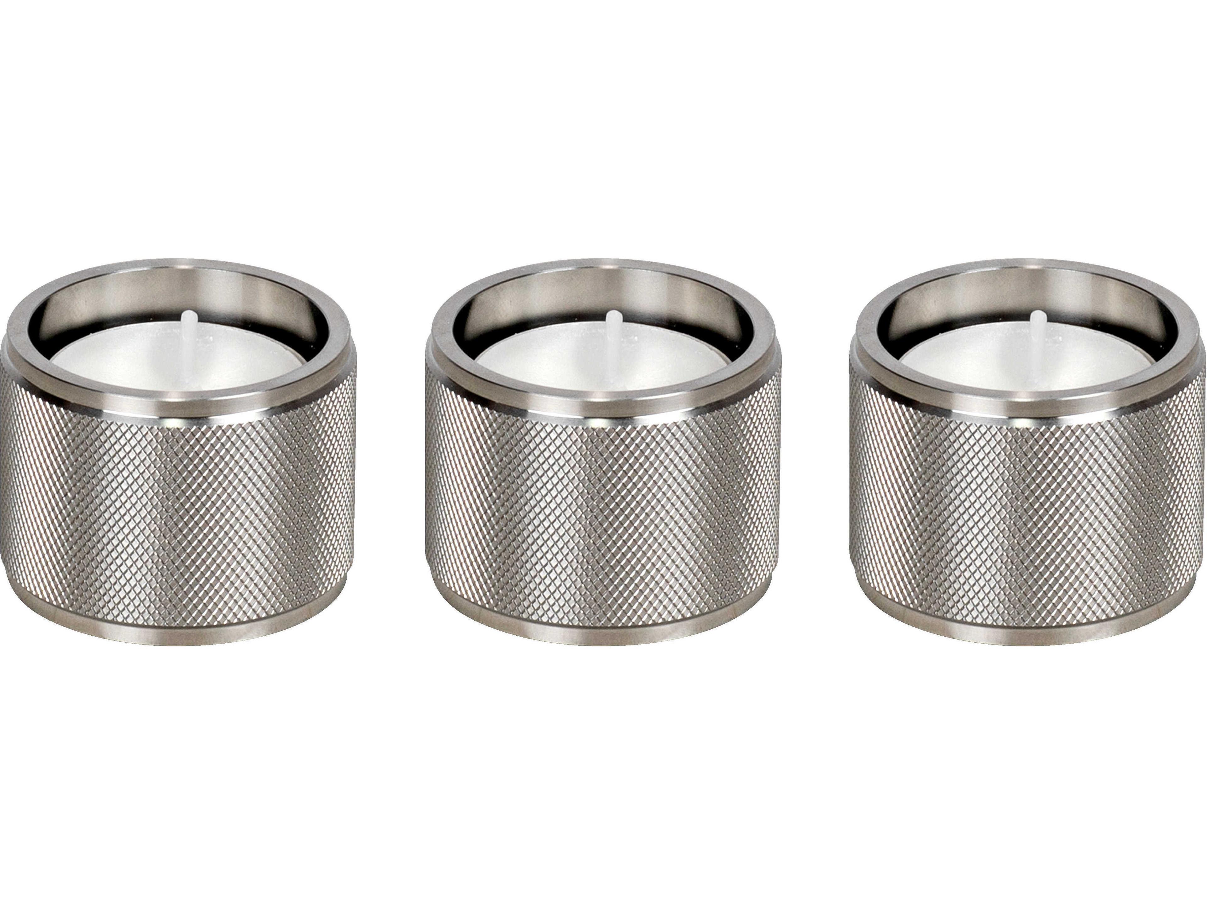Buster + Punch Steel Tealight Candle Holder Set of 3