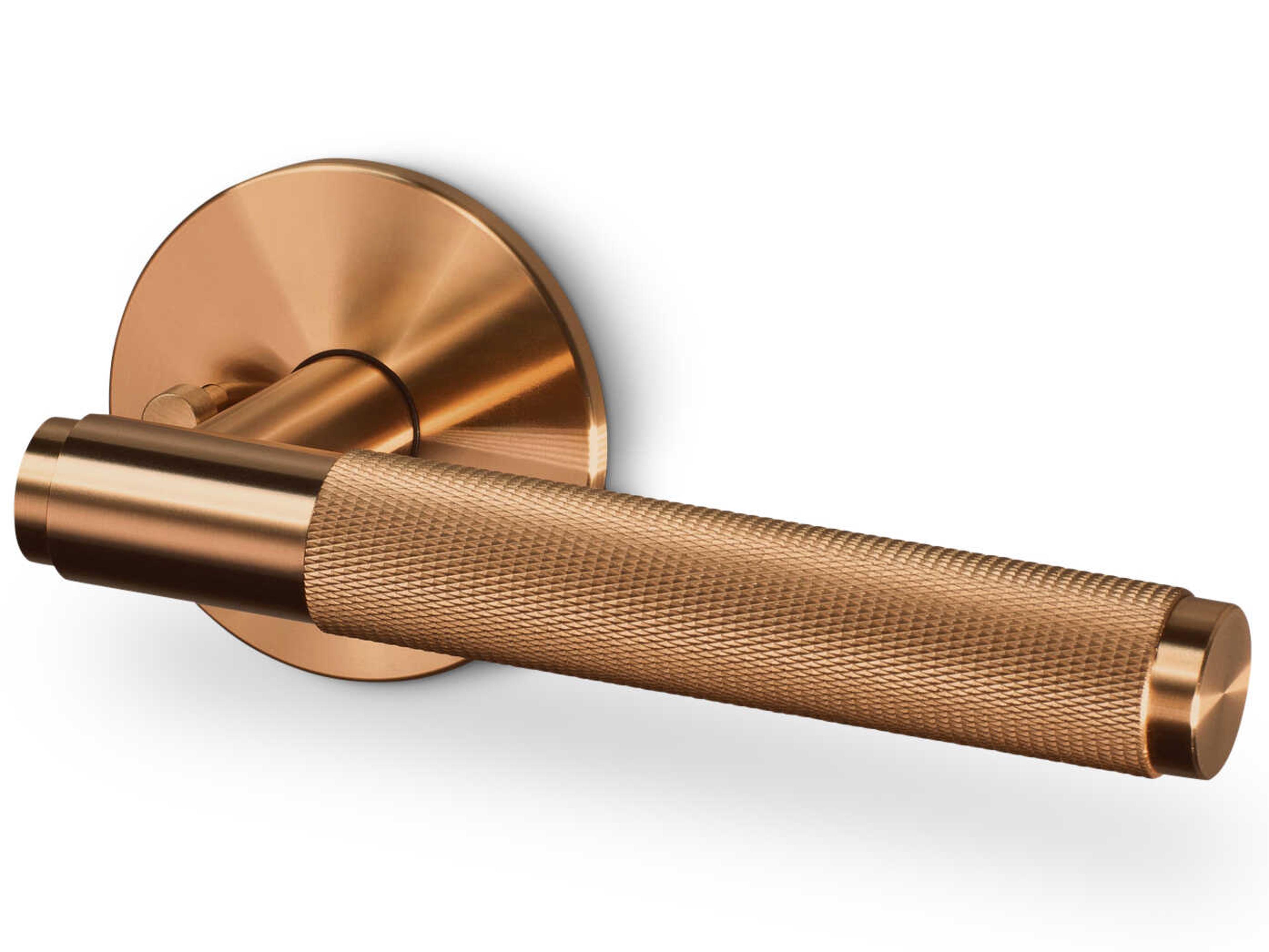 Buster + Punch Warm Sunset Cross Privacy Door Handle Set