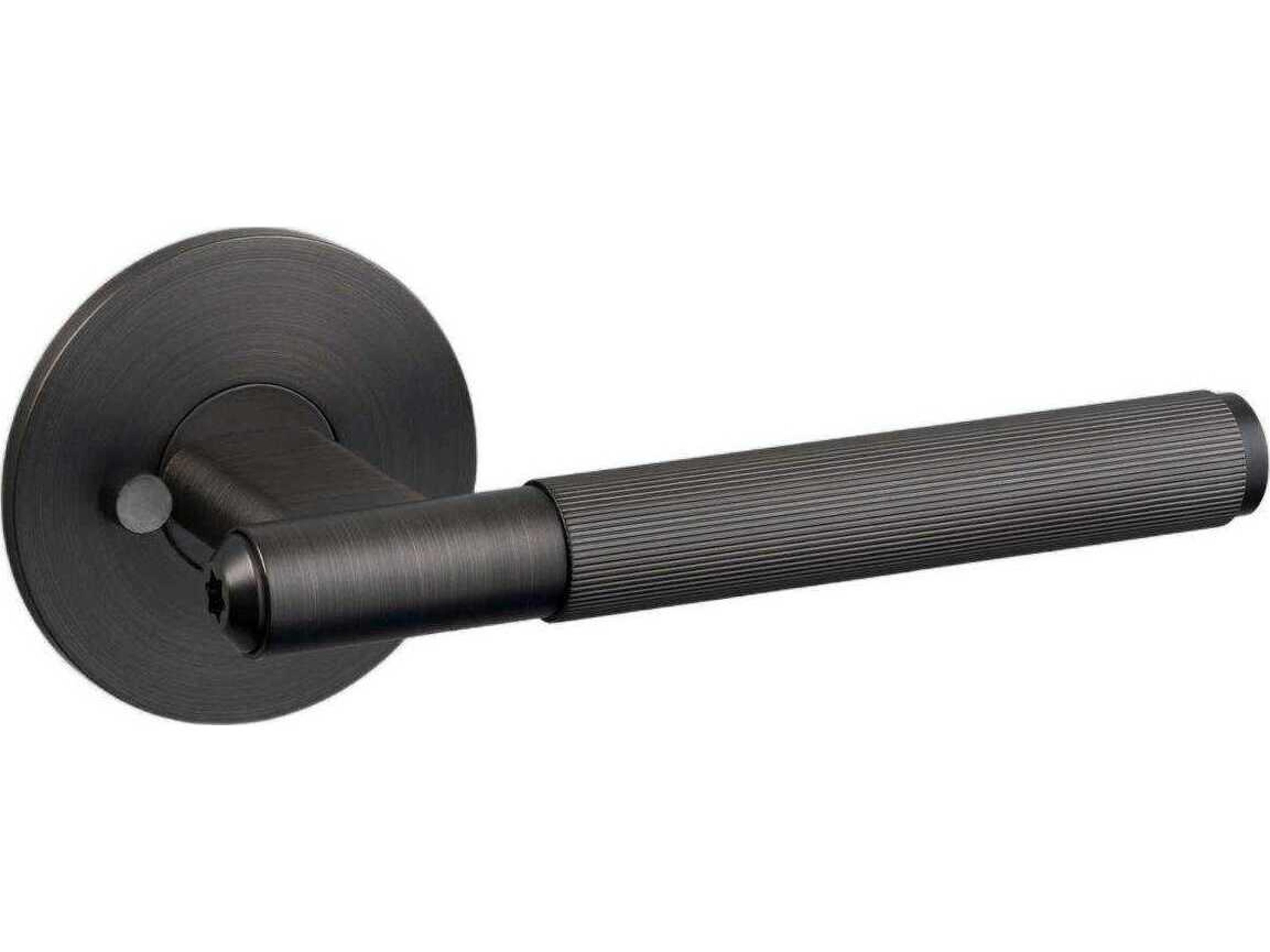 Buster + Punch Smoked Bronze Linear Privacy Door Handle