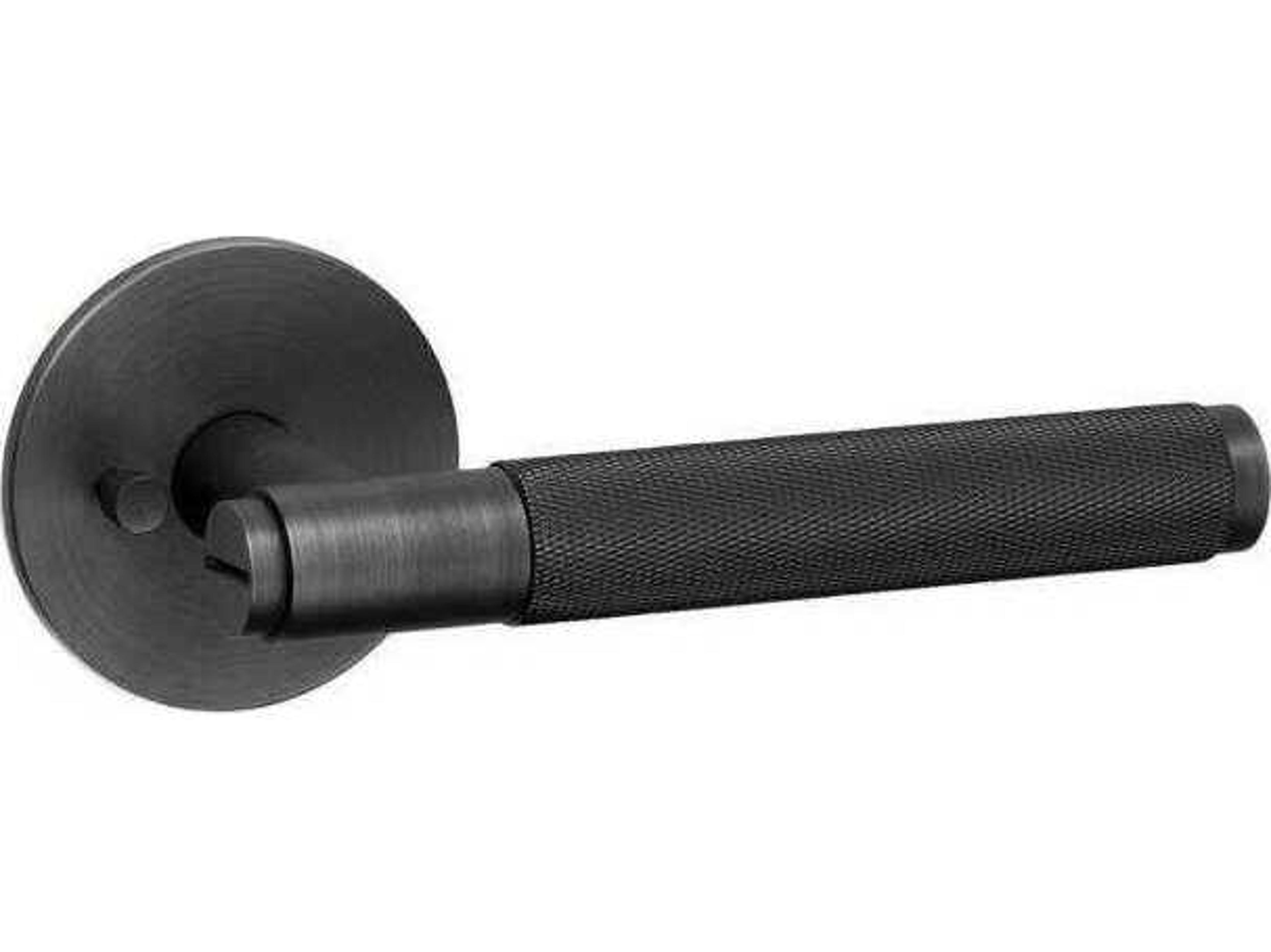 Buster + Punch Smoked Bronze Cross Privacy Door Handle