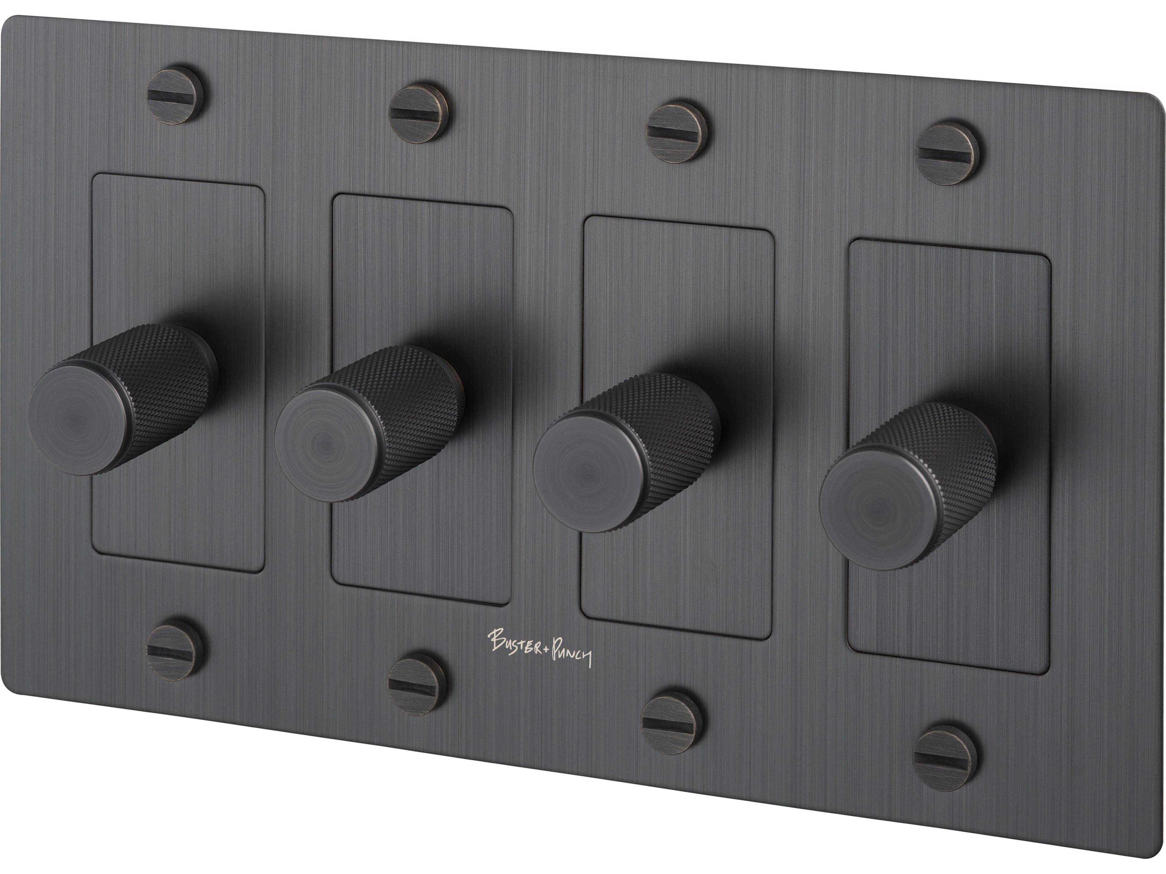 Buster + Punch 4G Smoked Bronze Cross Dimmer