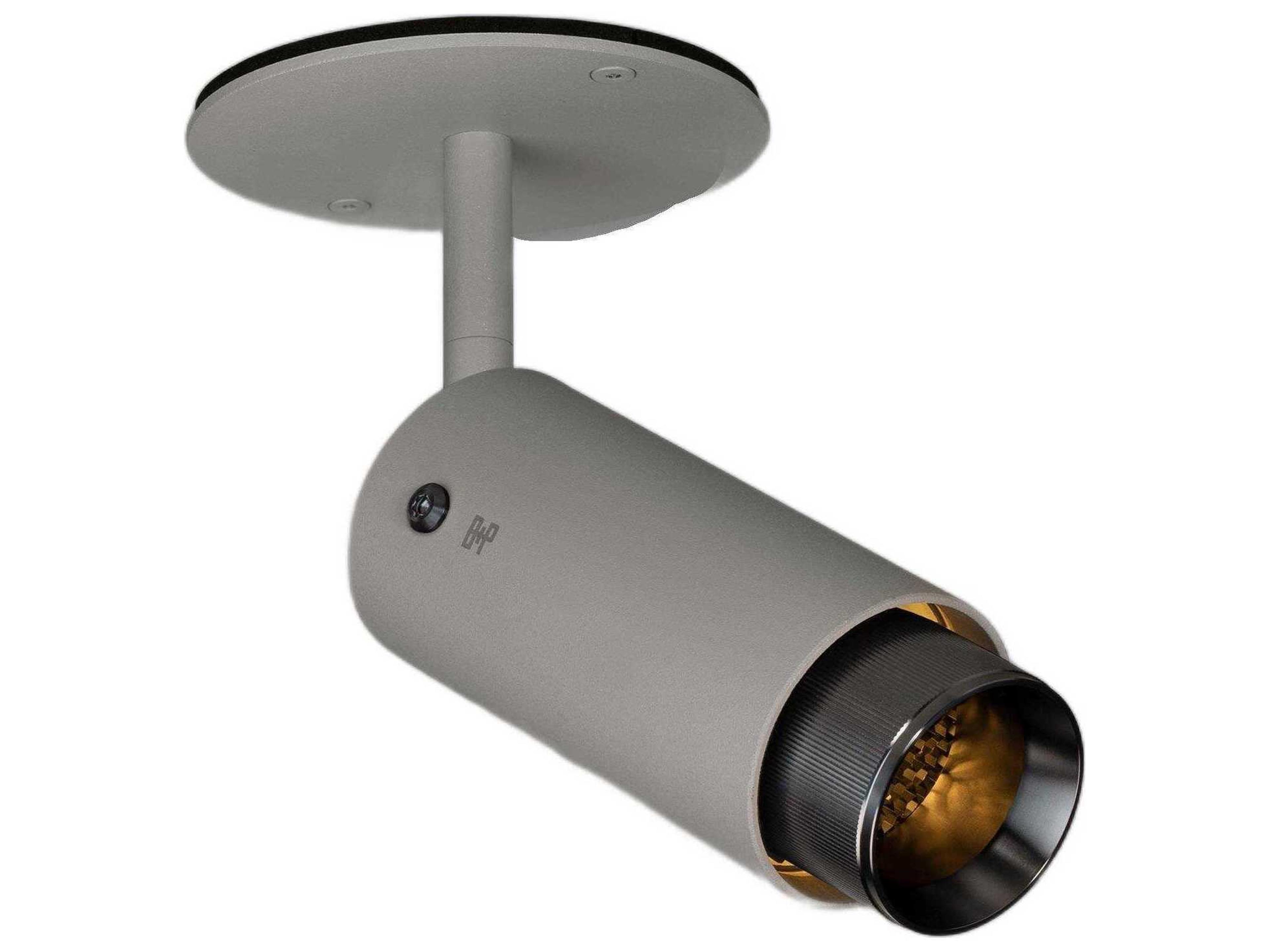 Buster + Punch Exhaust 1-Light Gun Metal Gray Cylinder Spot Light