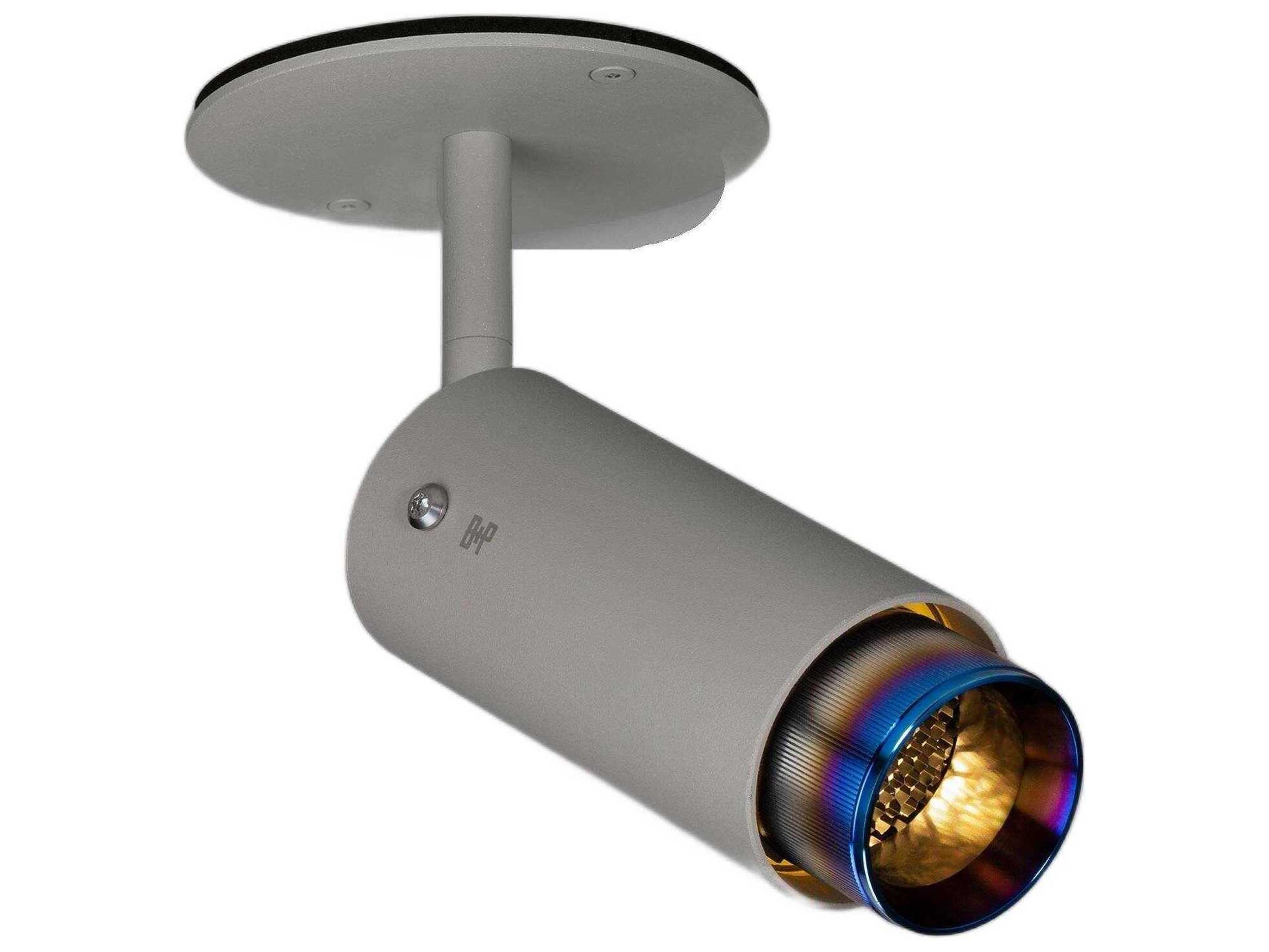 Buster + Punch Exhaust 1-Light Burnt Steel Gray Cylinder Spot Light