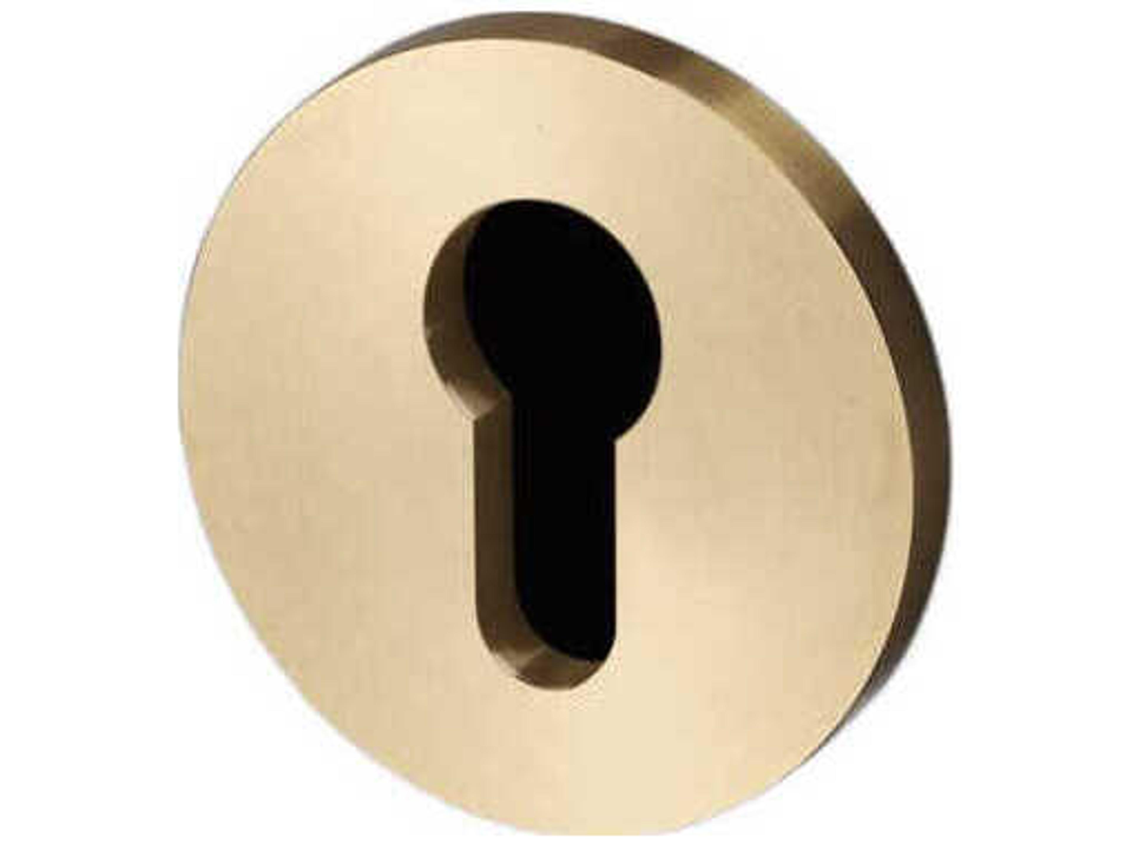 Buster + Punch Brass Euro Cylinder Key Escutcheon