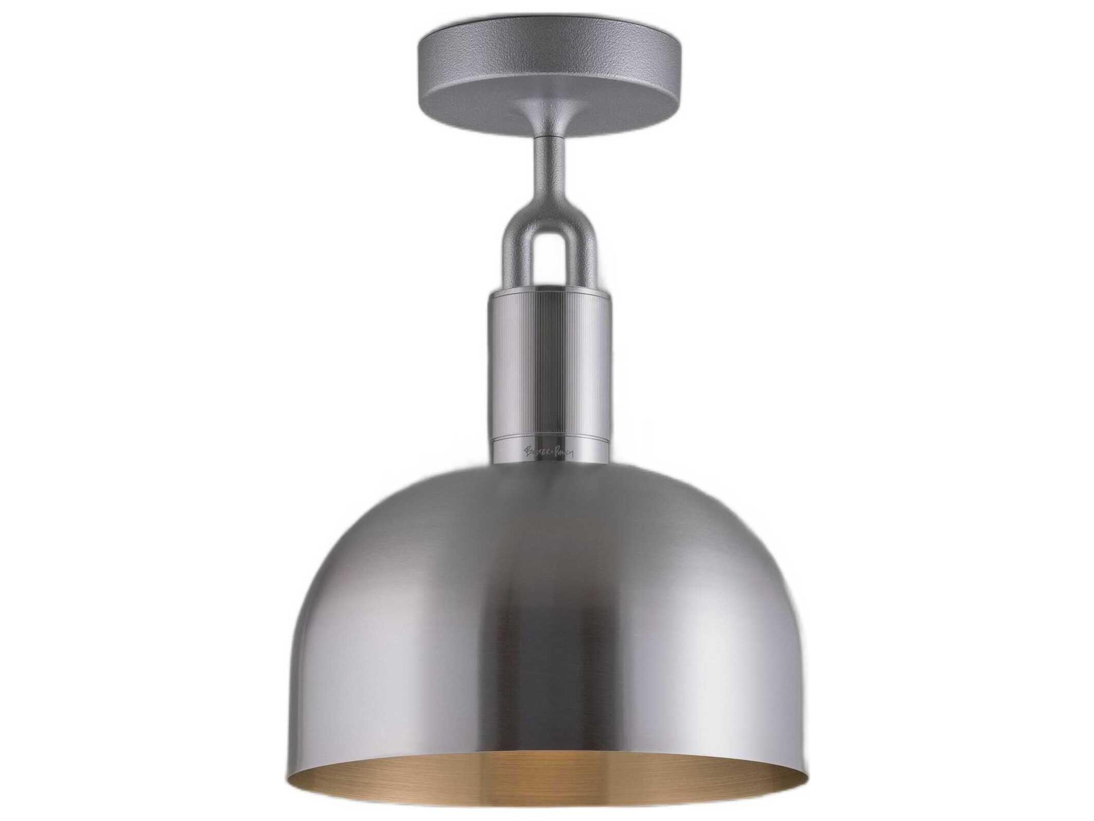 Buster + Punch Forked 1-Light Steel Semi Flush Mount