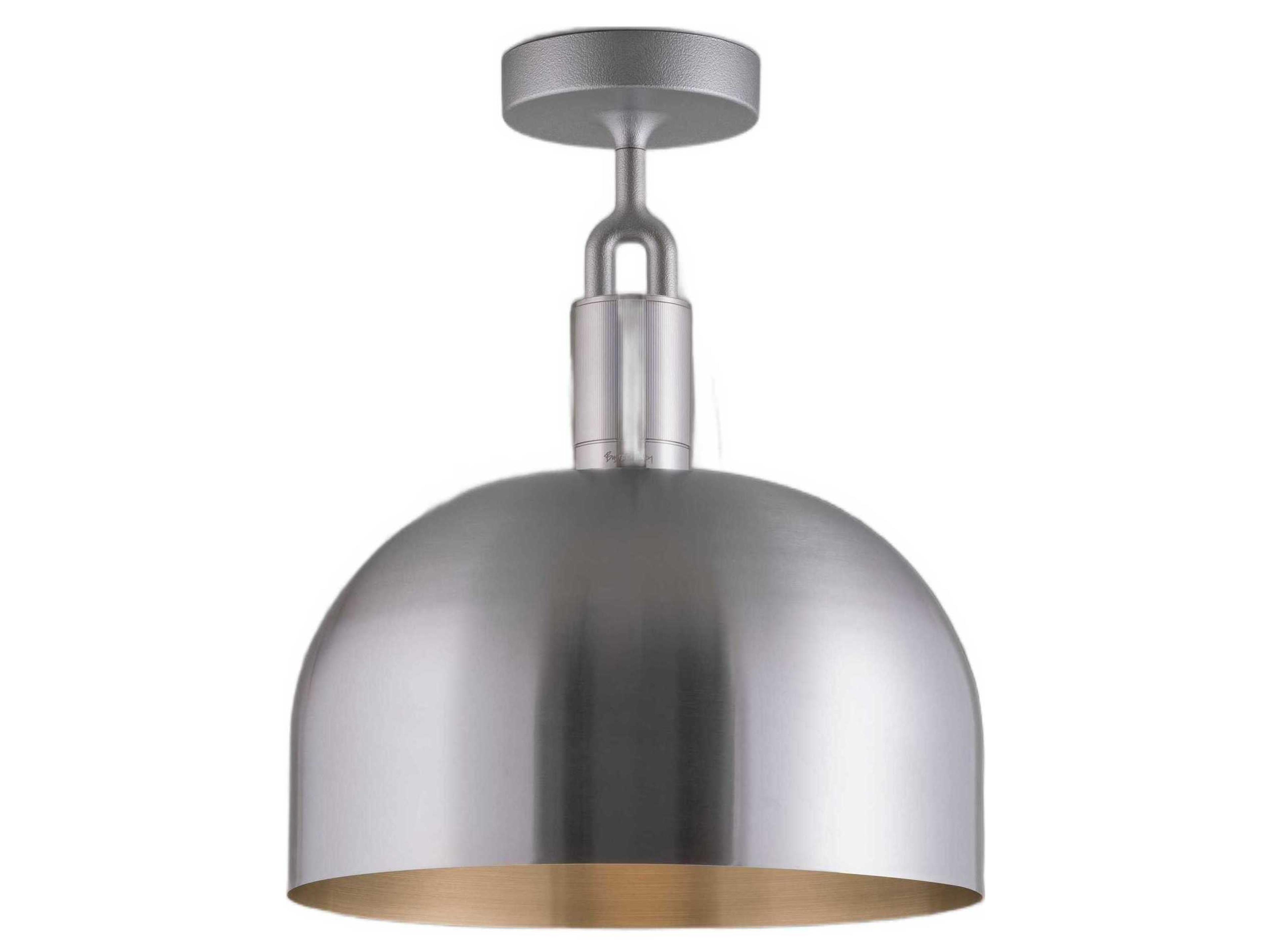 Buster + Punch Forked 1-Light Steel Semi Flush Mount