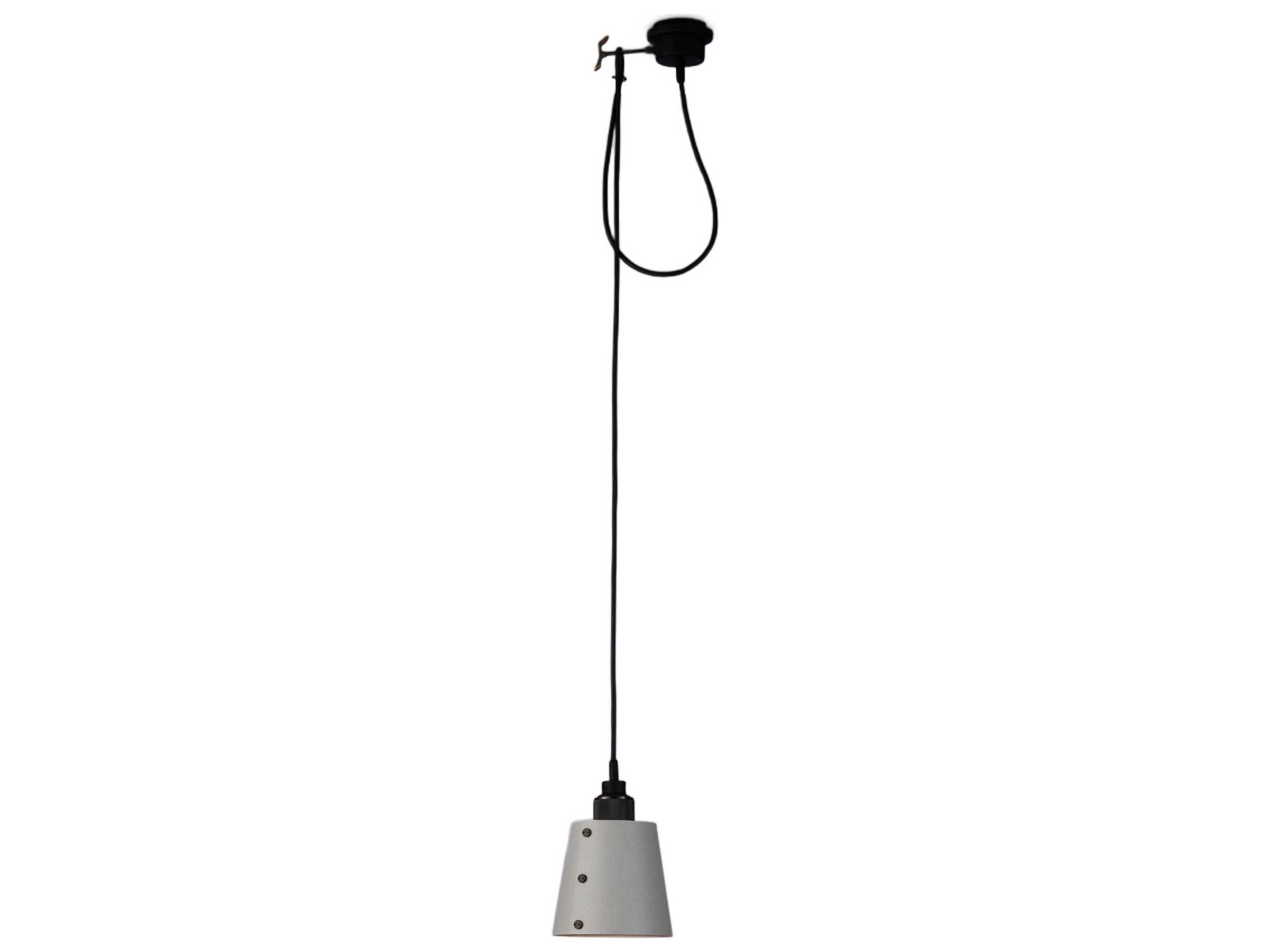 Buster + Punch Hooked 1-Light Smoked Bronze Gray Mini Pendant