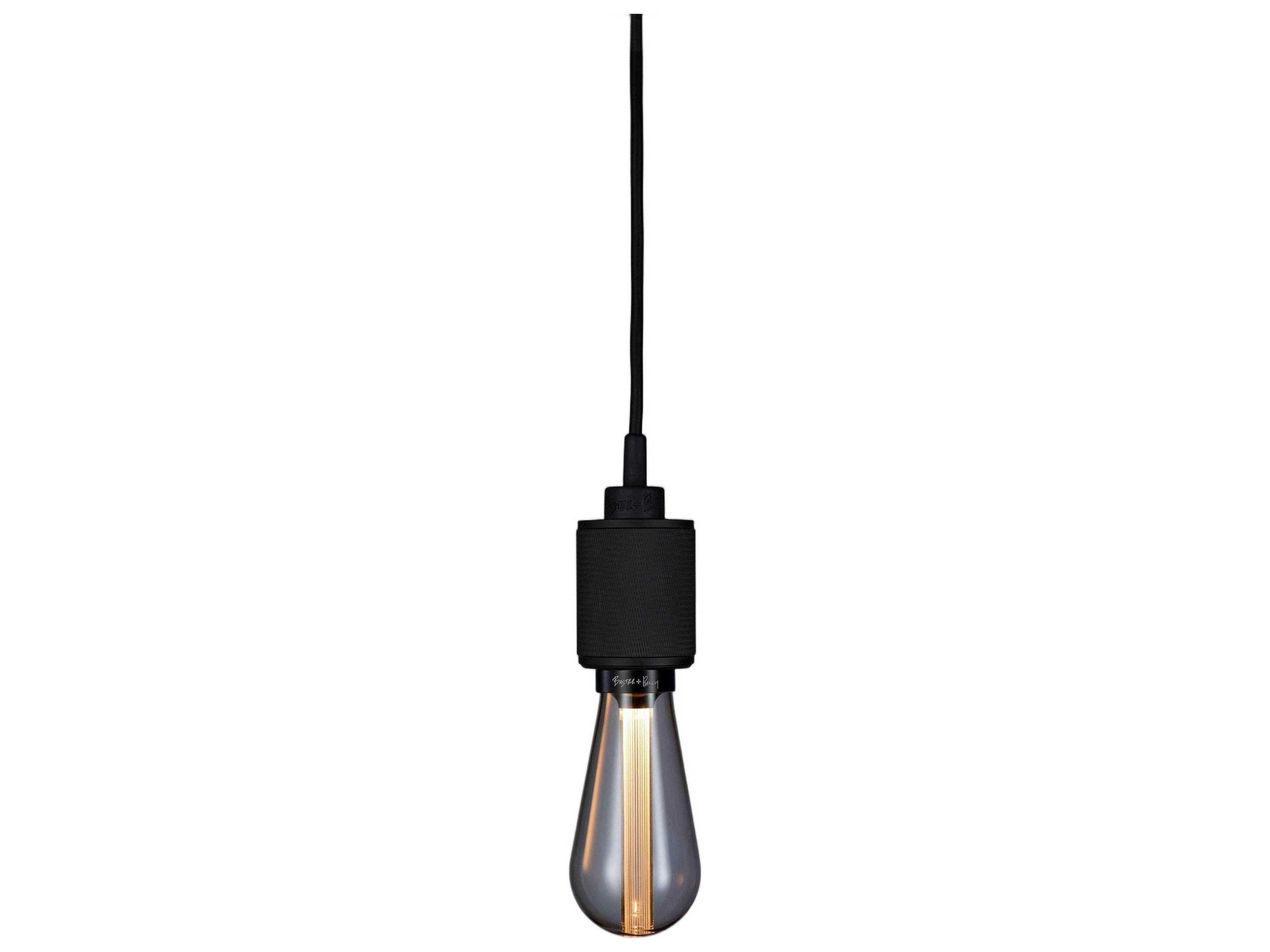 Heavy Metal 1-Light Black Mini Pendant