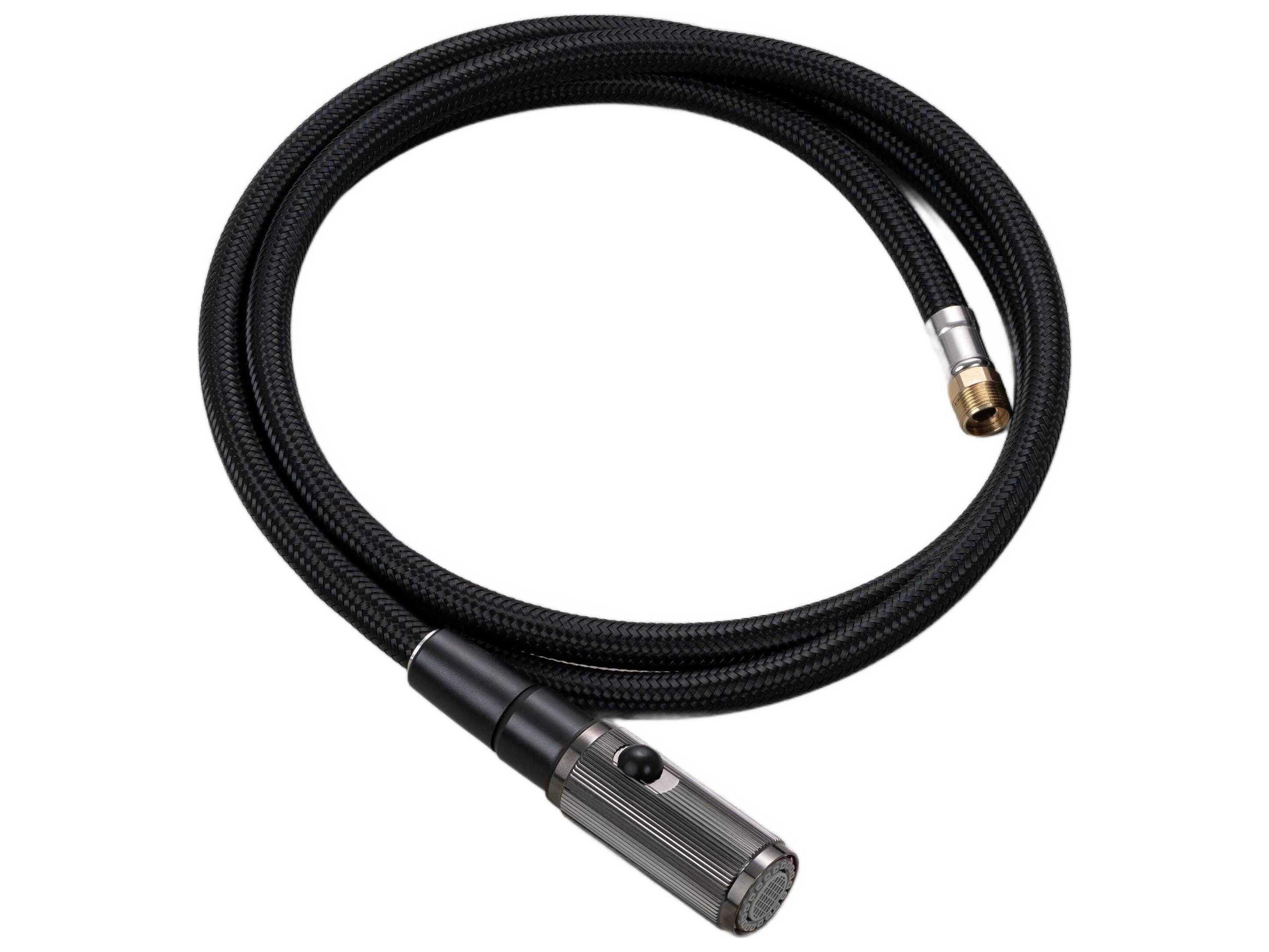 Linear Gun Metal Dual Spray Faucet Kit