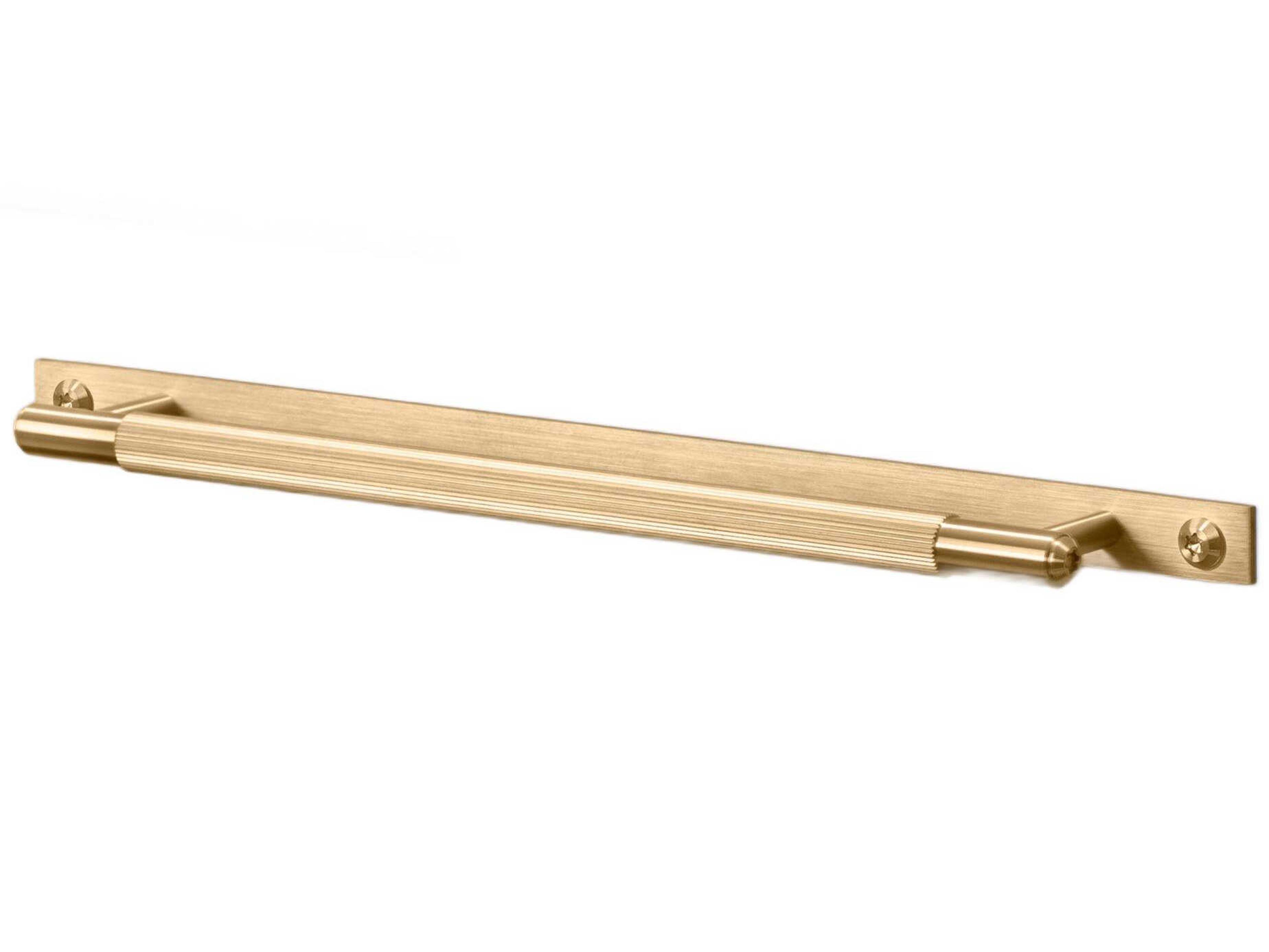Buster + Punch Brass Linear Plate Pull Bar