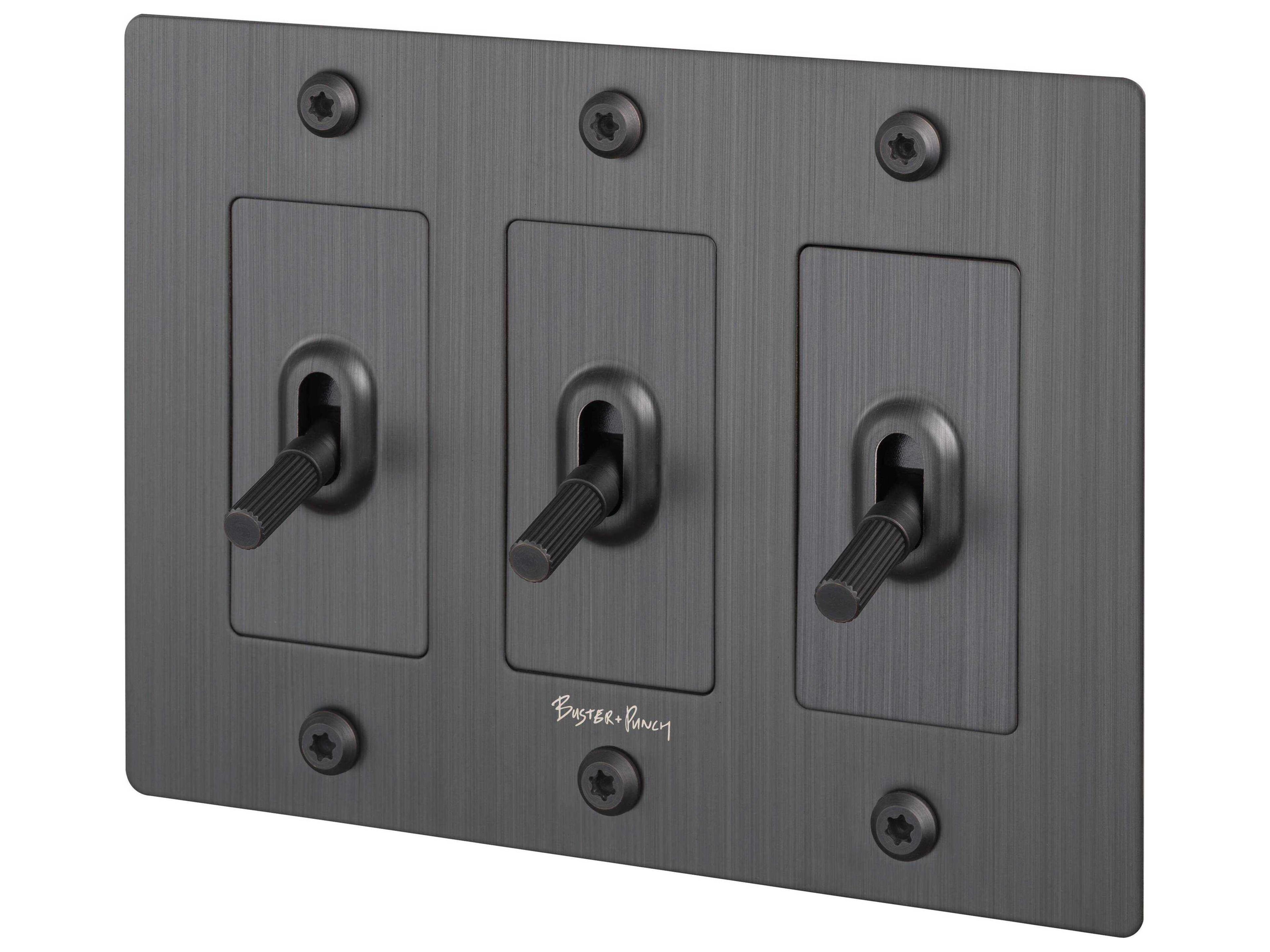 Buster + Punch 3G Smoked Bronze Linear Toggle