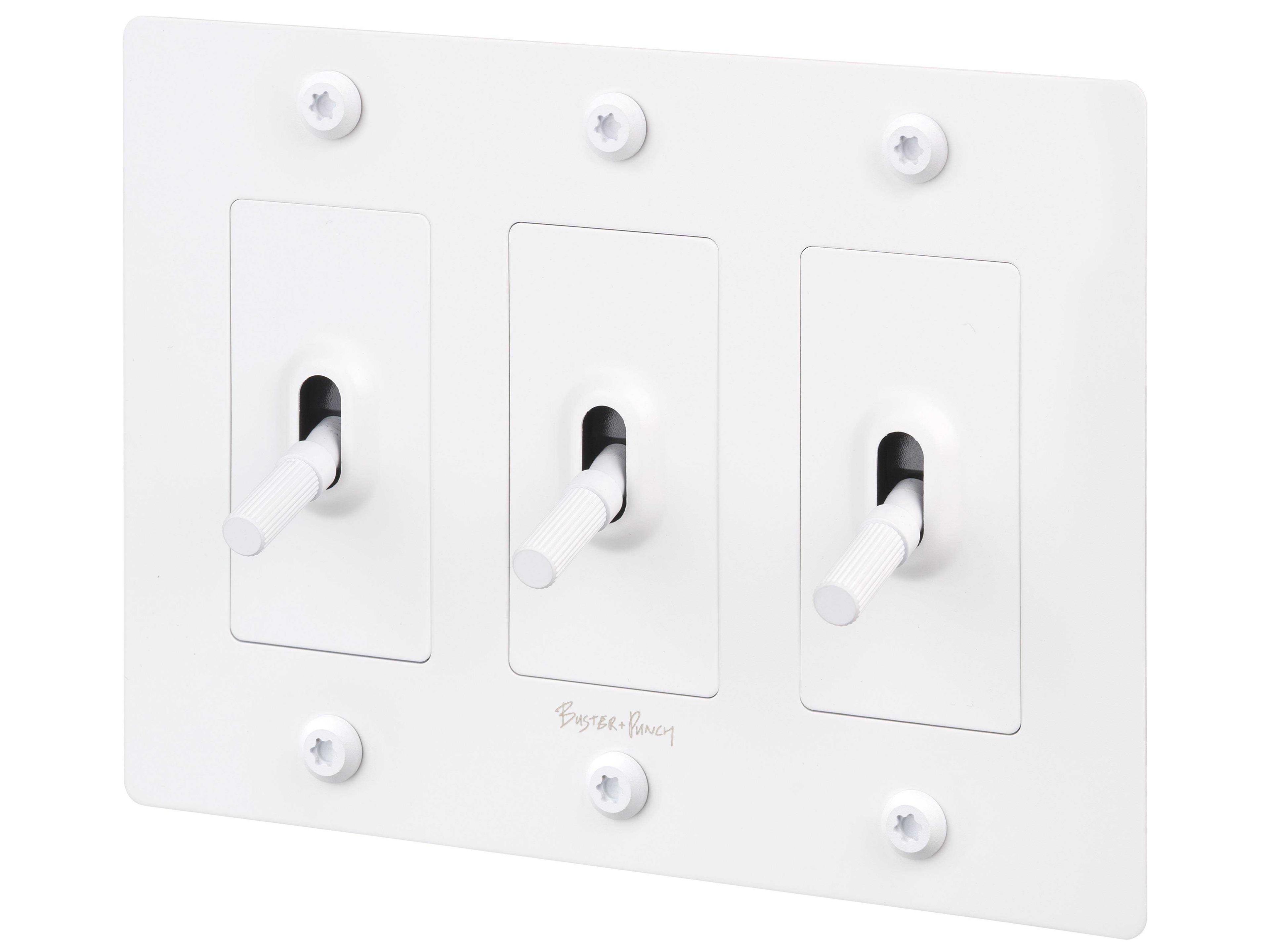 Buster + Punch 3G White Linear Toggle