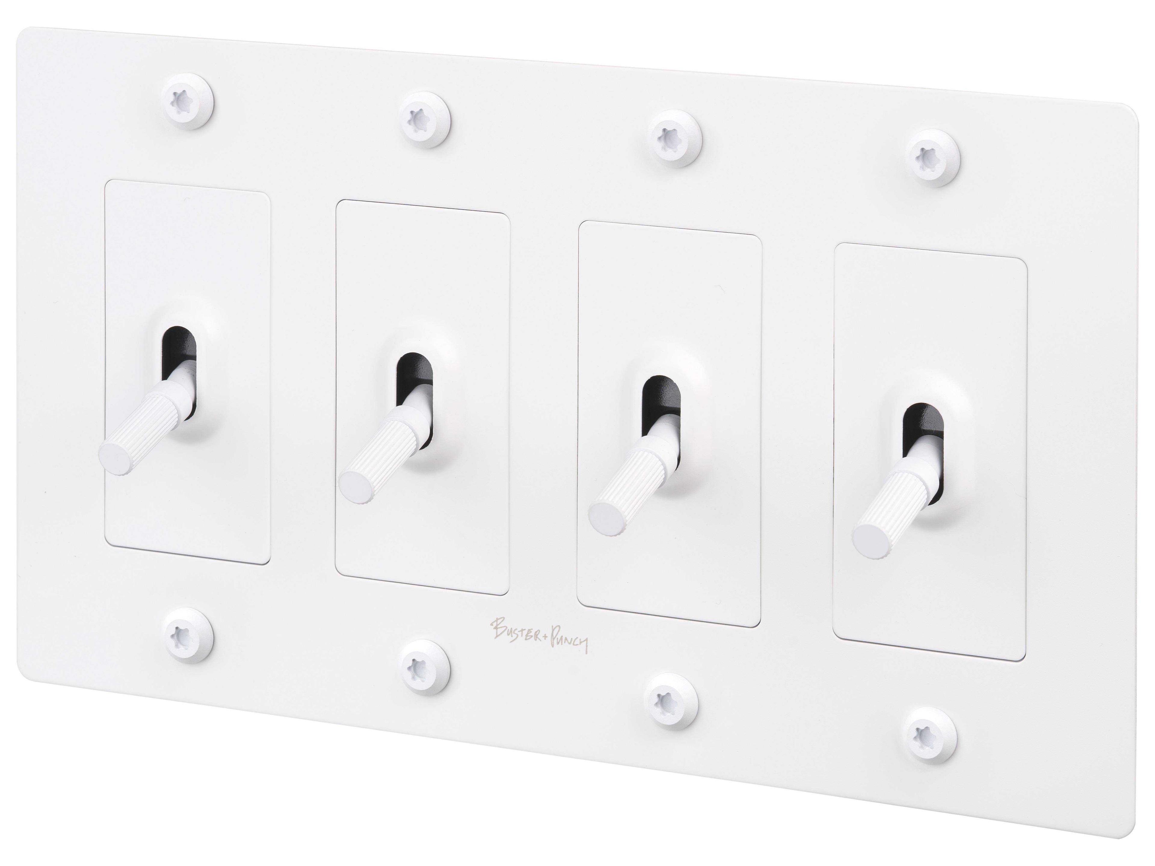 Buster + Punch 4G White Linear Toggle