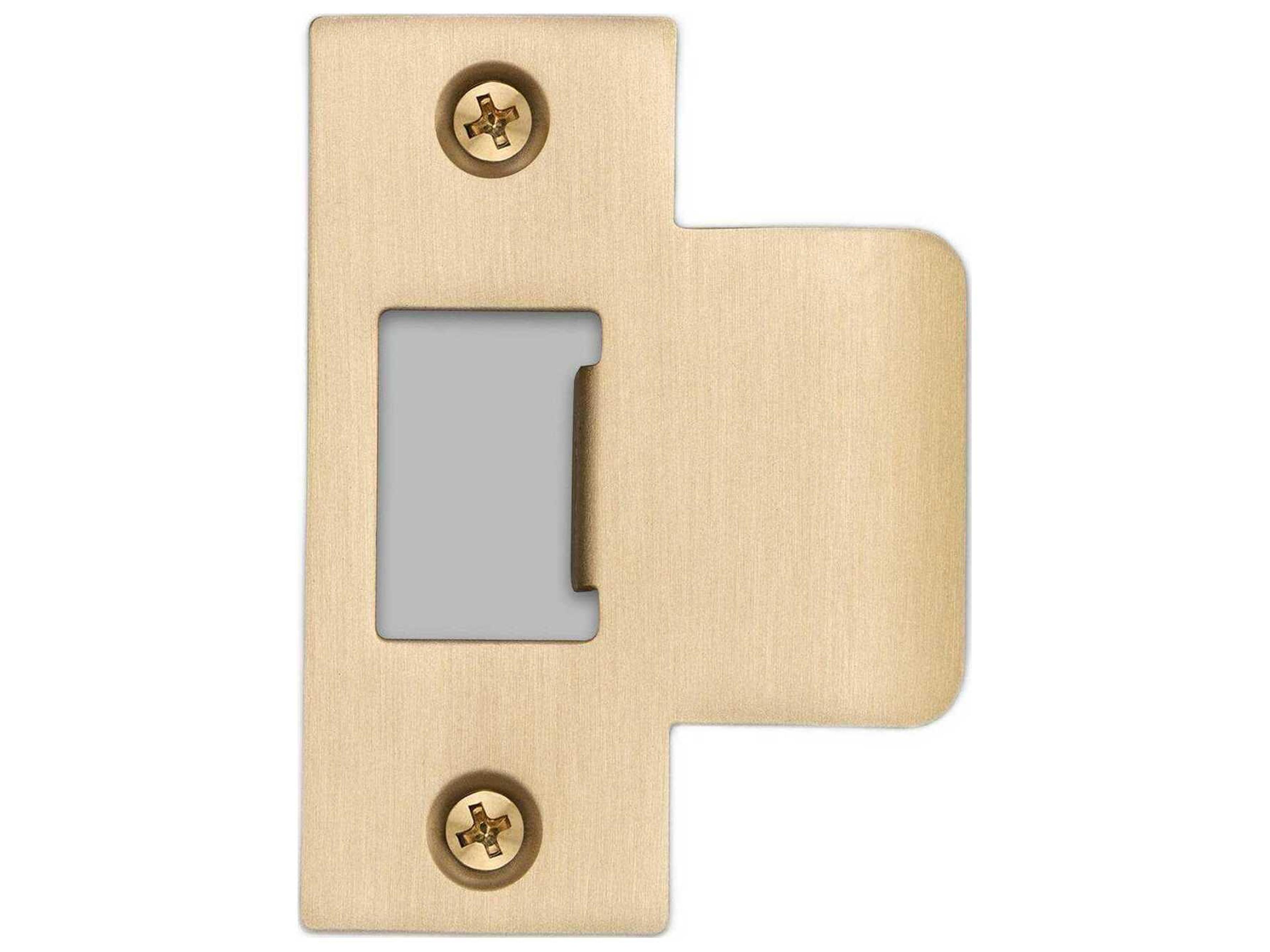 Buster + Punch Brass T-Shaped 54mm Strike Plate Kit