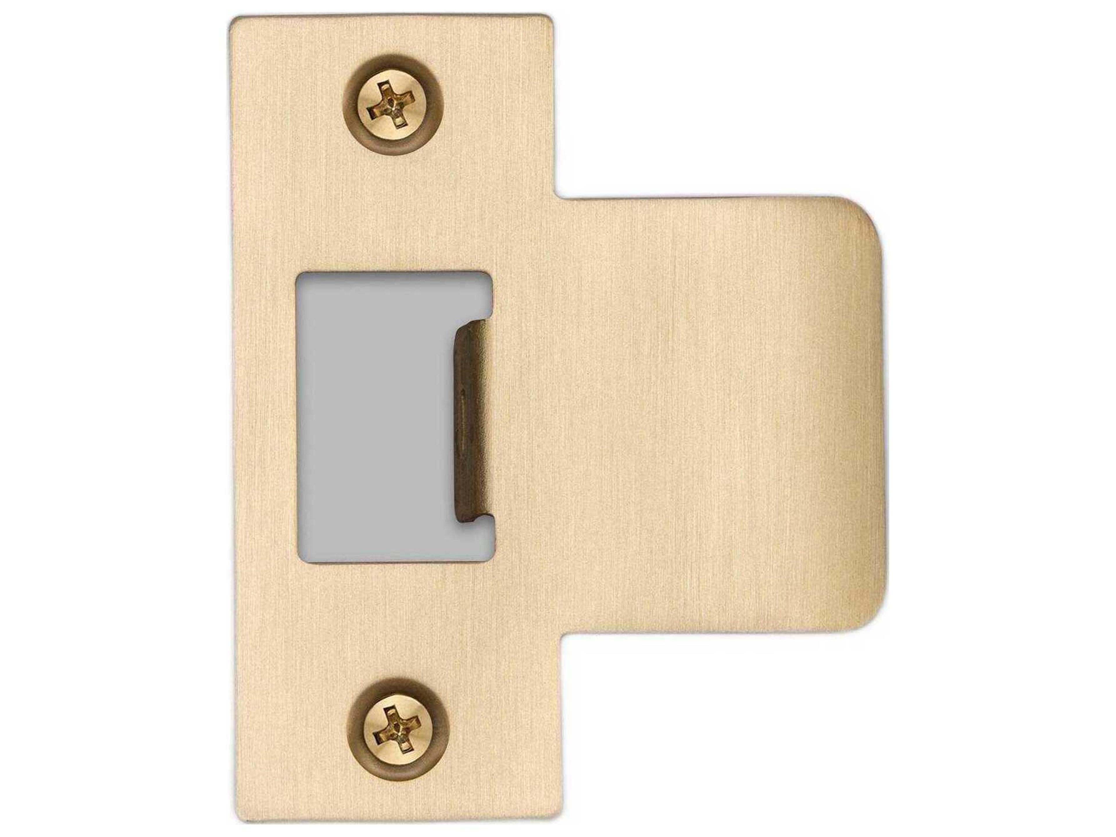 Buster + Punch Brass T-Shaped 60mm Strike Plate Kit