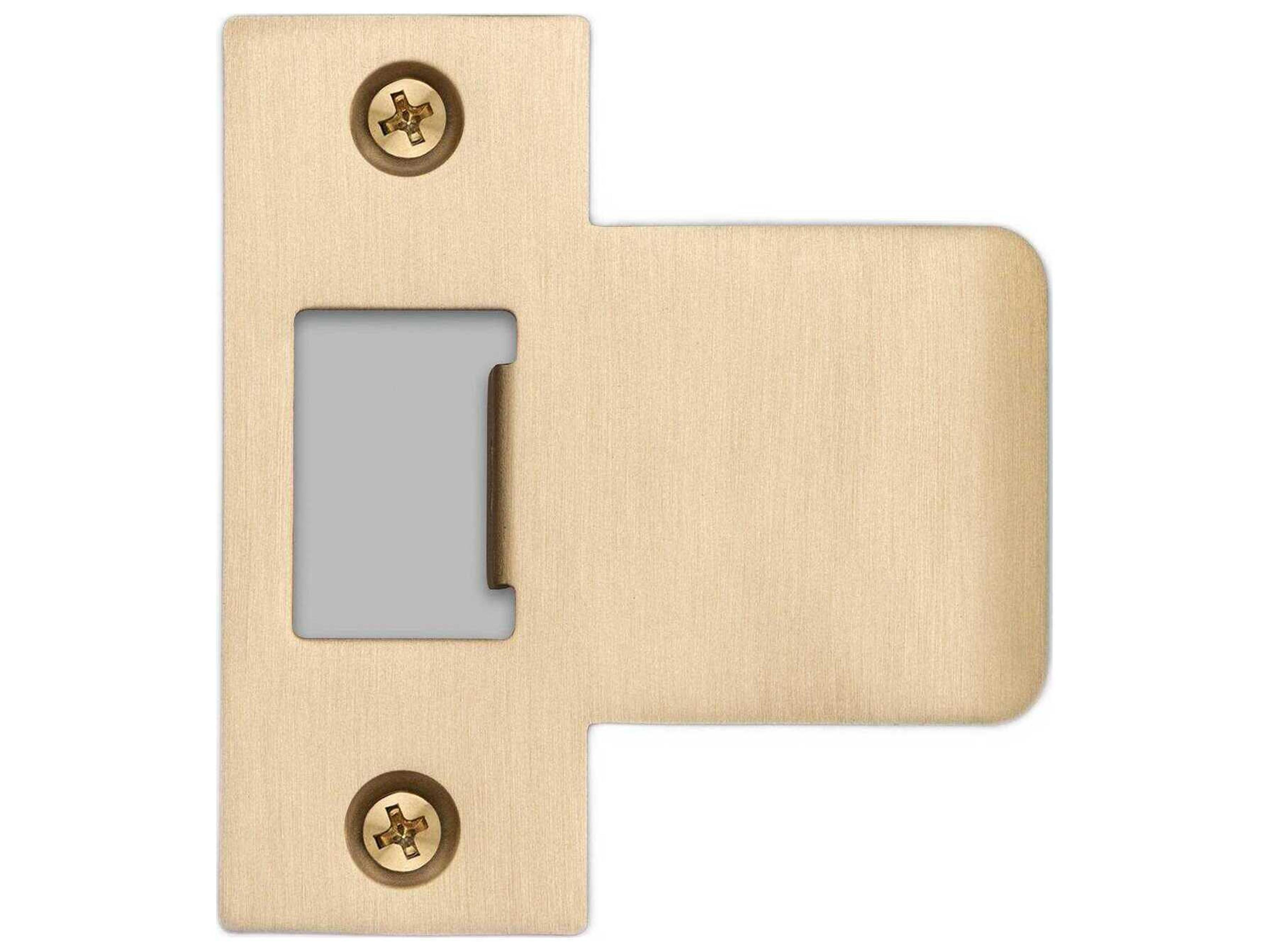 Buster + Punch Brass T-Shaped 75mm Strike Plate Kit