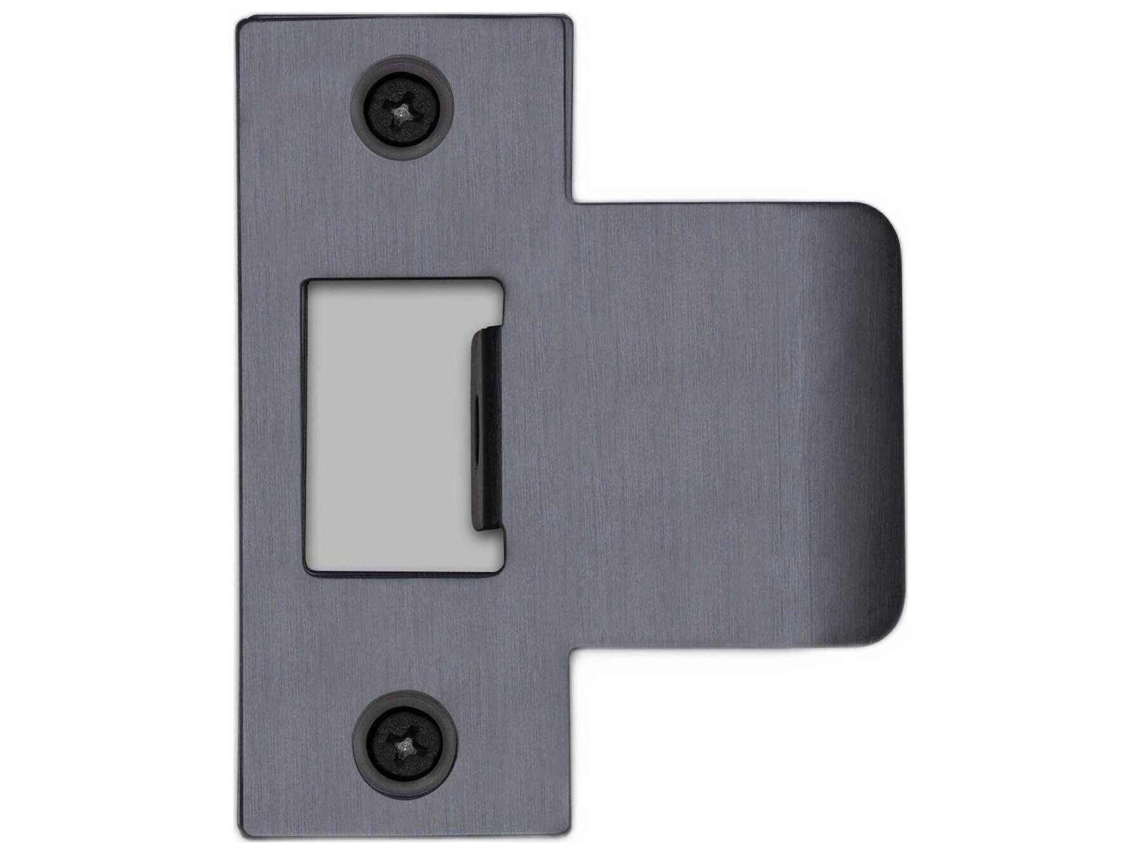 Buster + Punch Gun Metal T-Shaped 60mm Strike Plate Kit