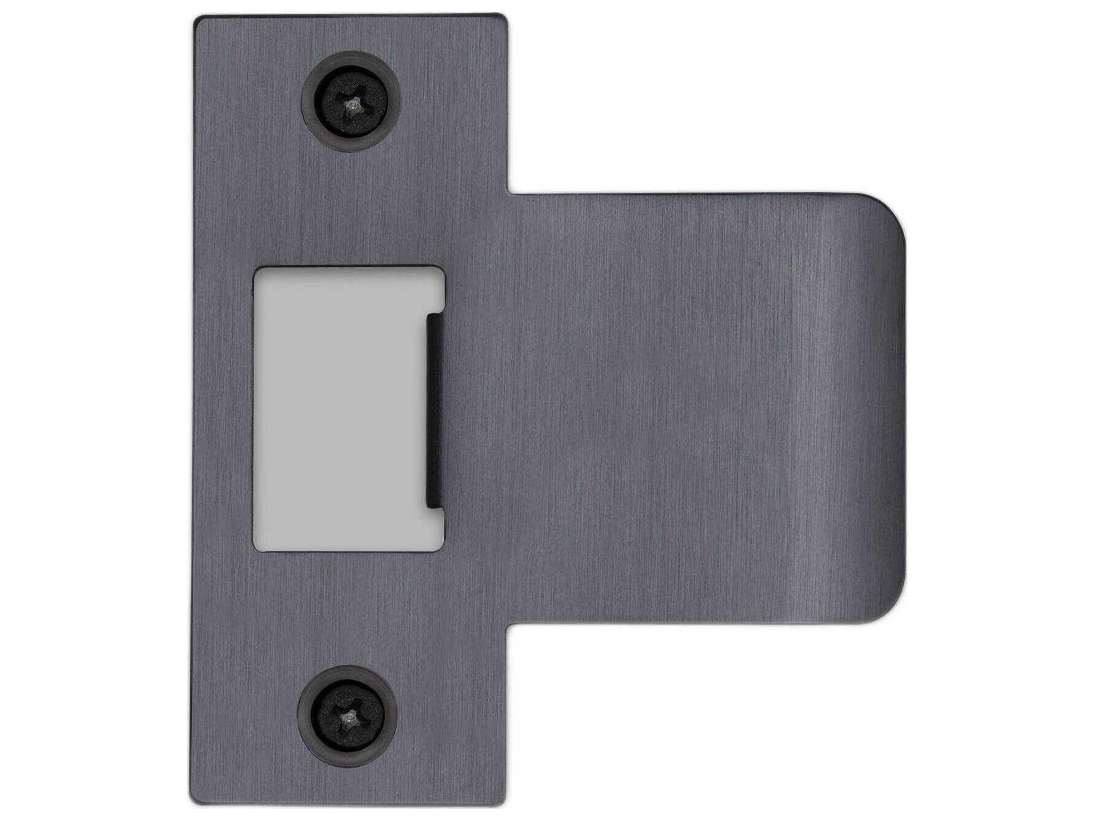 Buster + Punch Gun Metal T-Shaped 75mm Strike Plate Kit