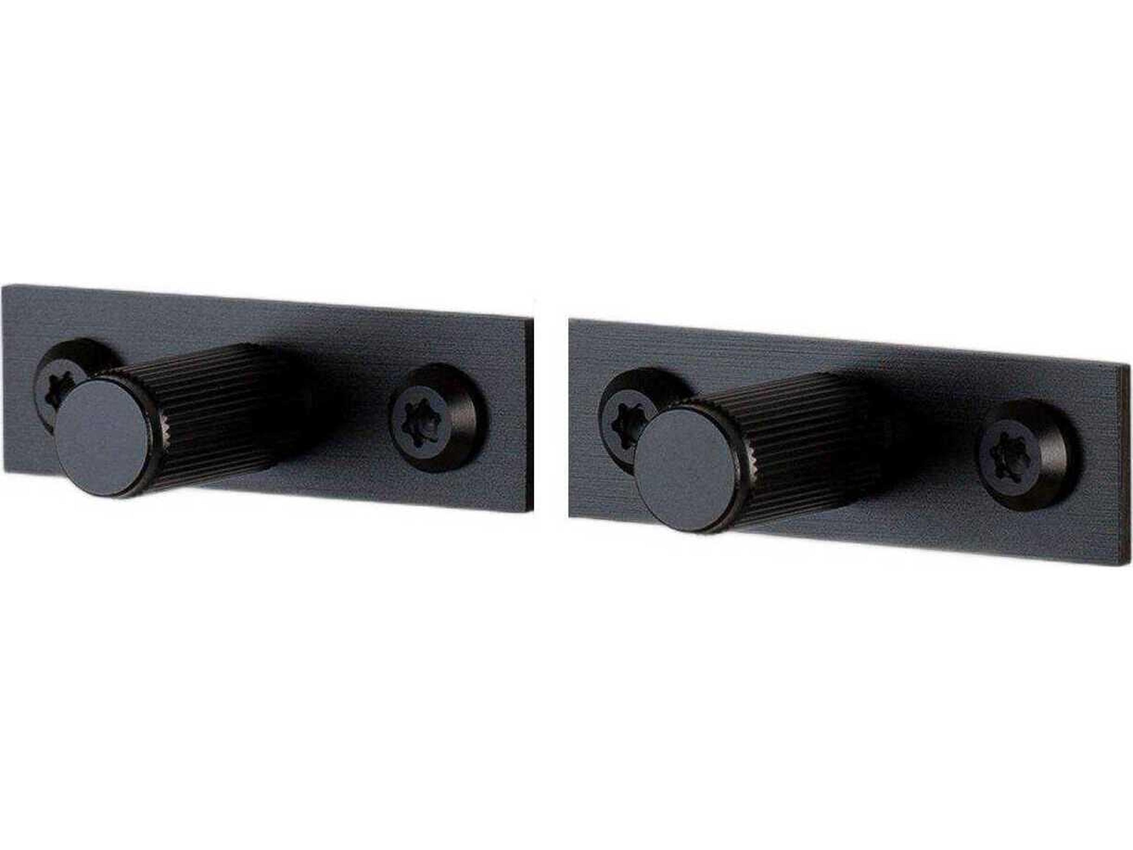 Black Linear Plated Furniture Knob