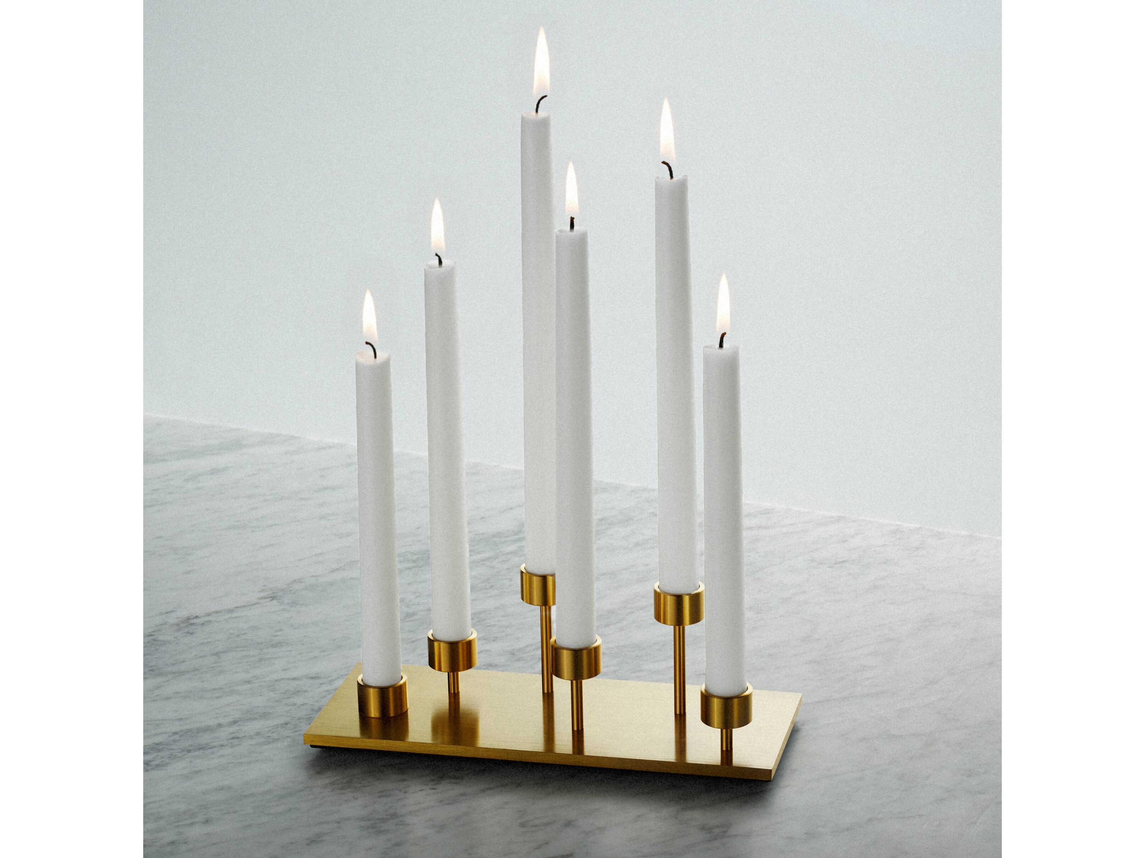 Buster + Punch Machined Brass Candle Holder