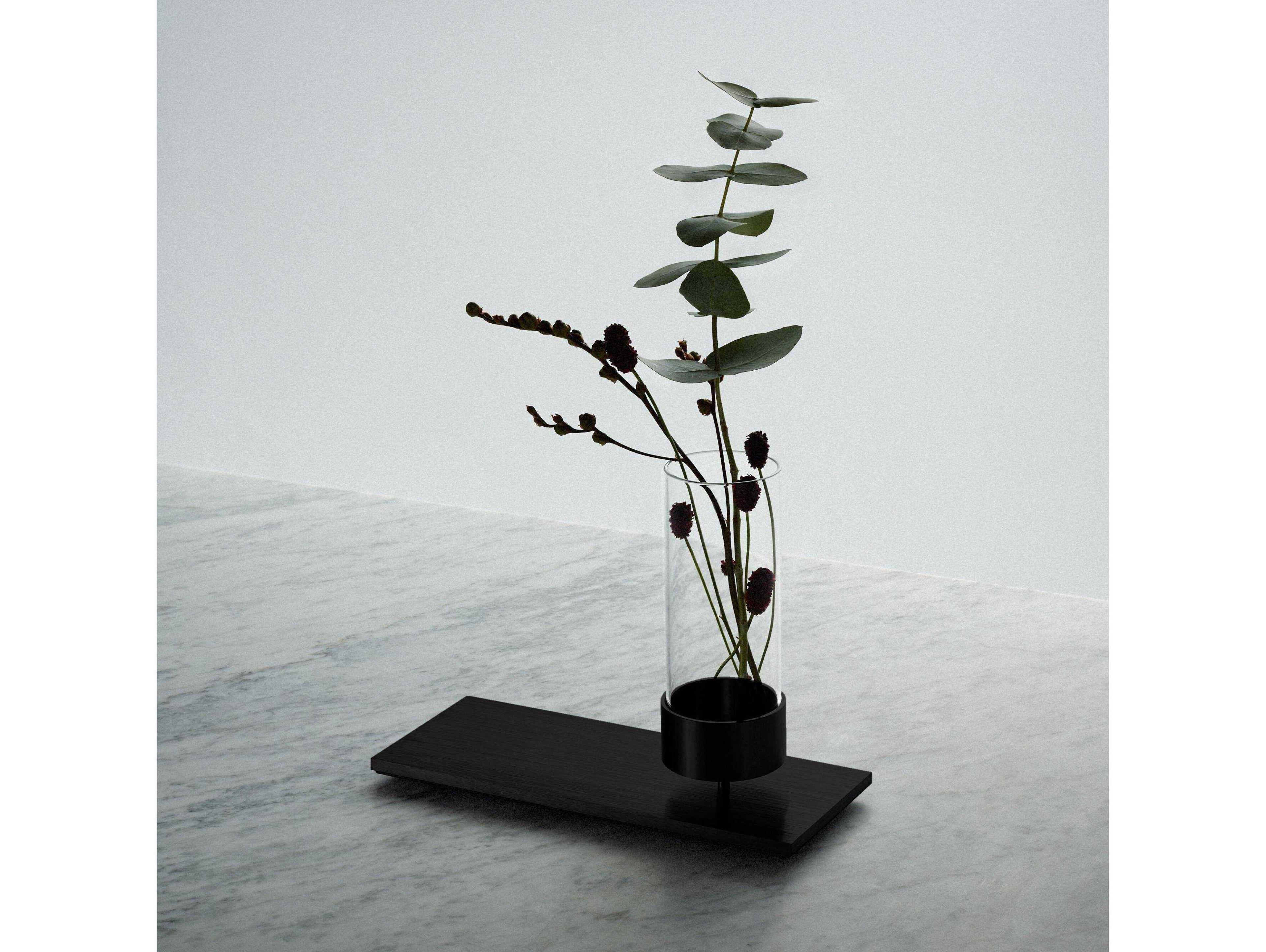 Buster + Punch Machined Black Vase