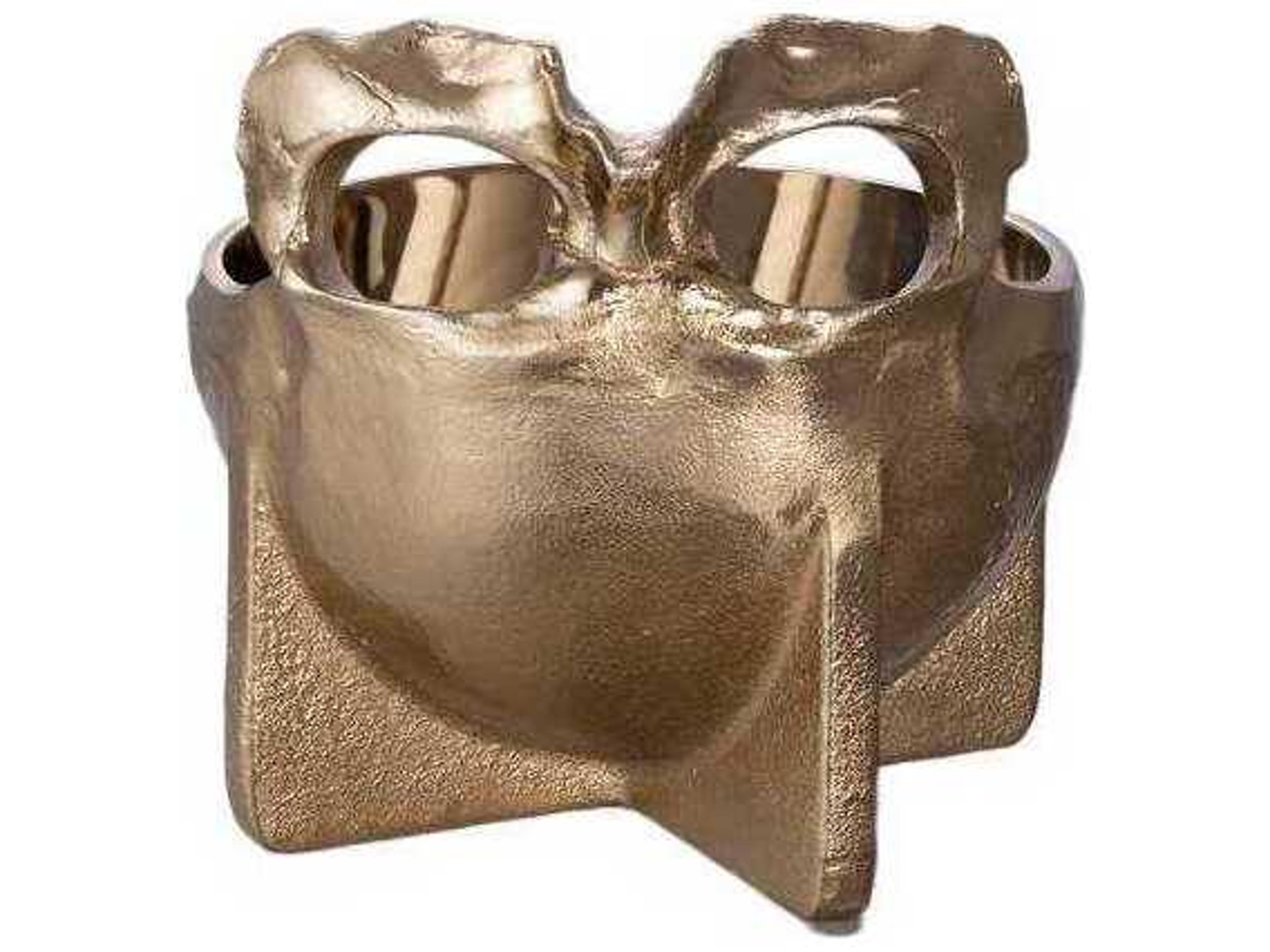 Buster + Punch Travis Barker Brass Skull Decorative Bowl