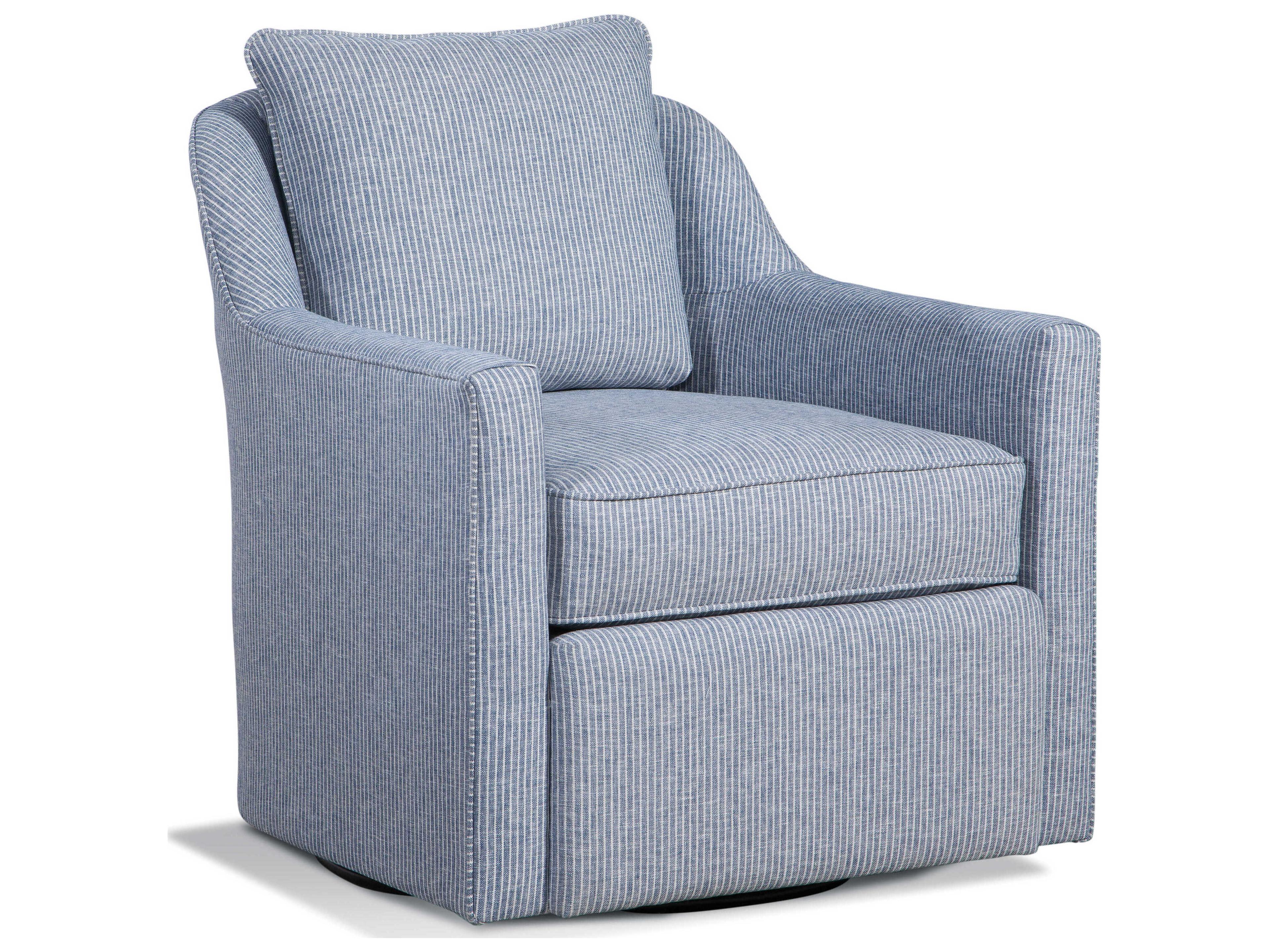 Braxton Culler Leighton Swivel Fabric Accent Chair