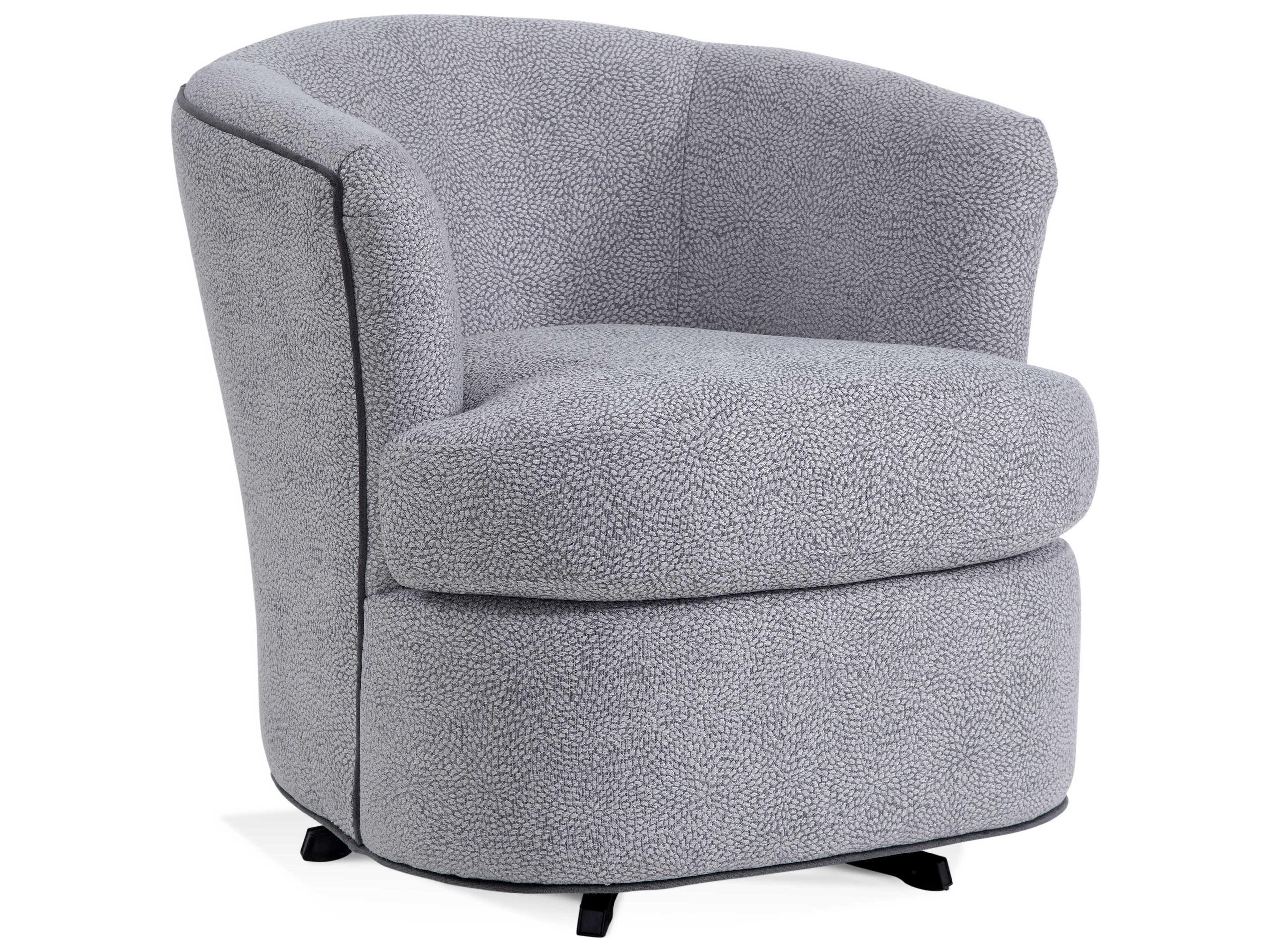Ashby Swivel Fabric Accent Chair